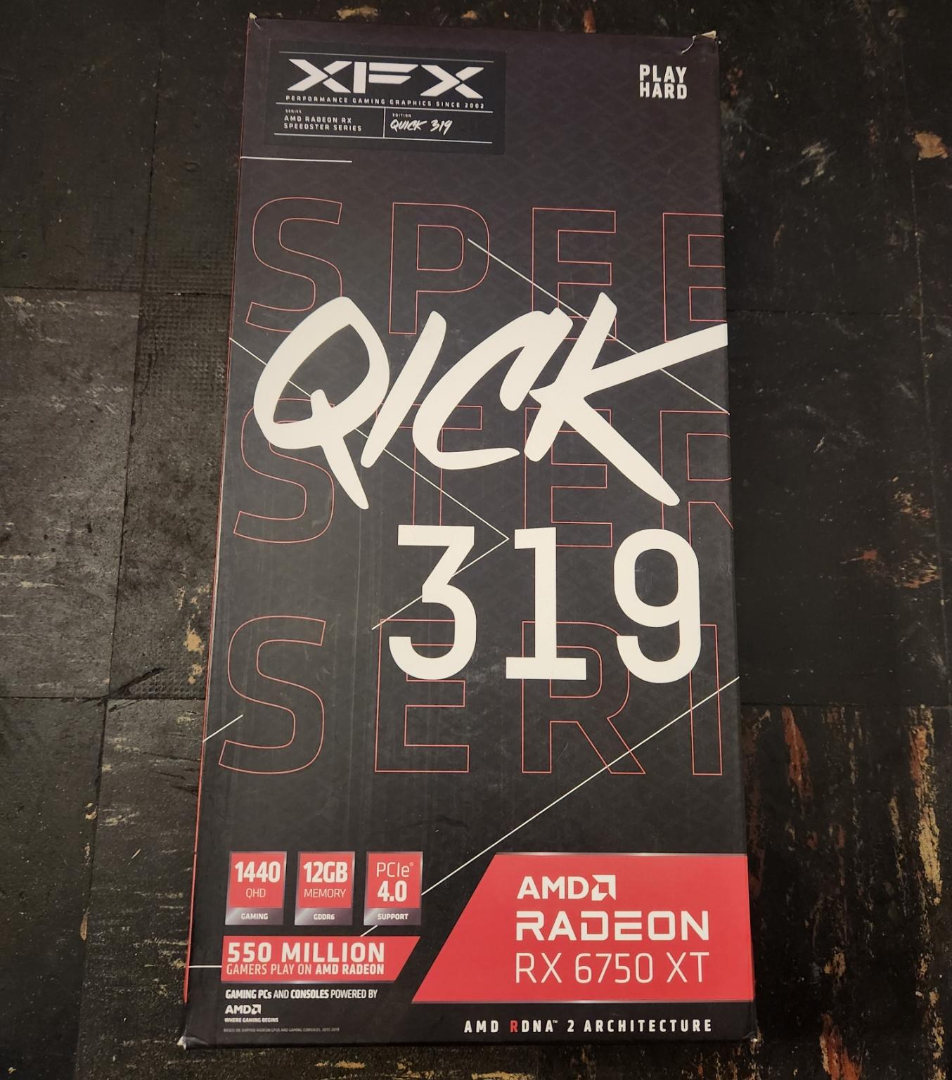 XFX Speedster QICK 319 Core Radeon RX 6750 XT