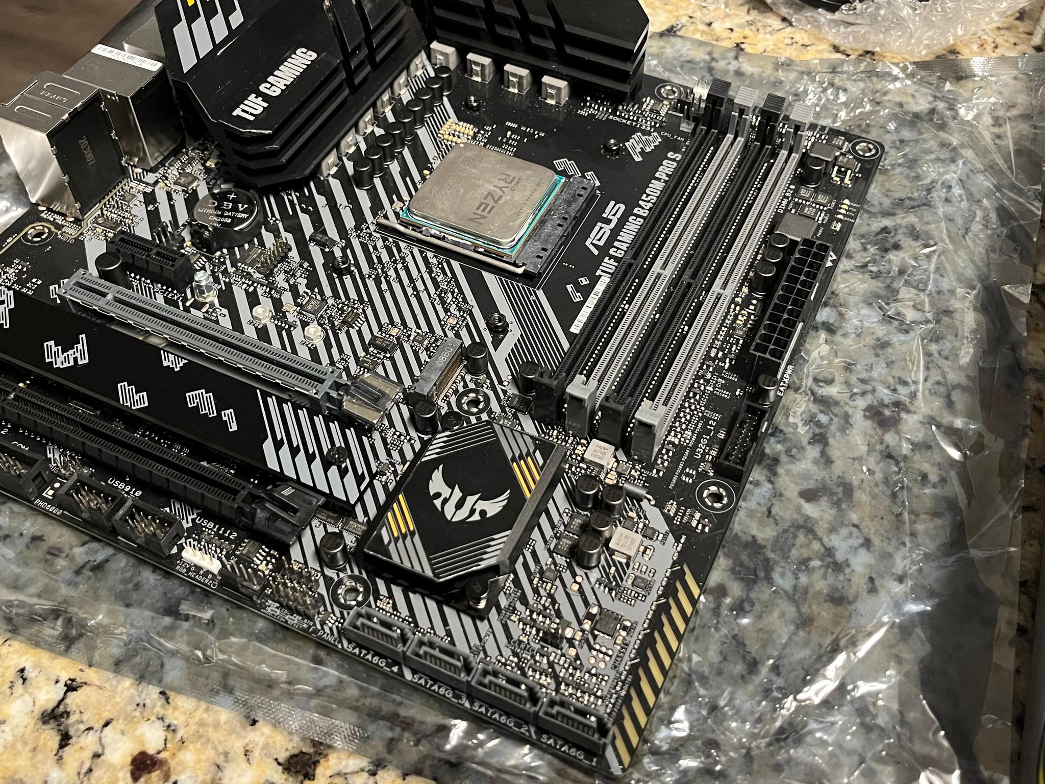 Asus B450M Pro S w/ Ryzen 5 1600AF Combo