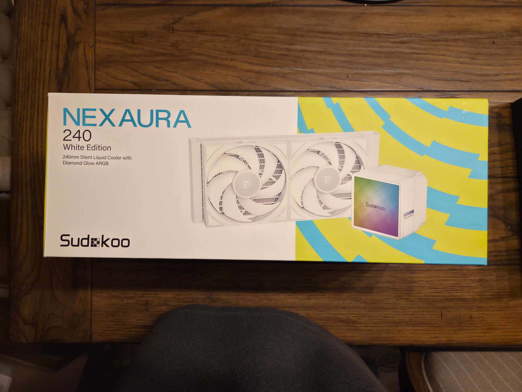 Combo Deal of 6(3 white, 3 black) SUDOKOO NEXAURA 240mm Black & White Liquid Cooler AM5 & LGA1851