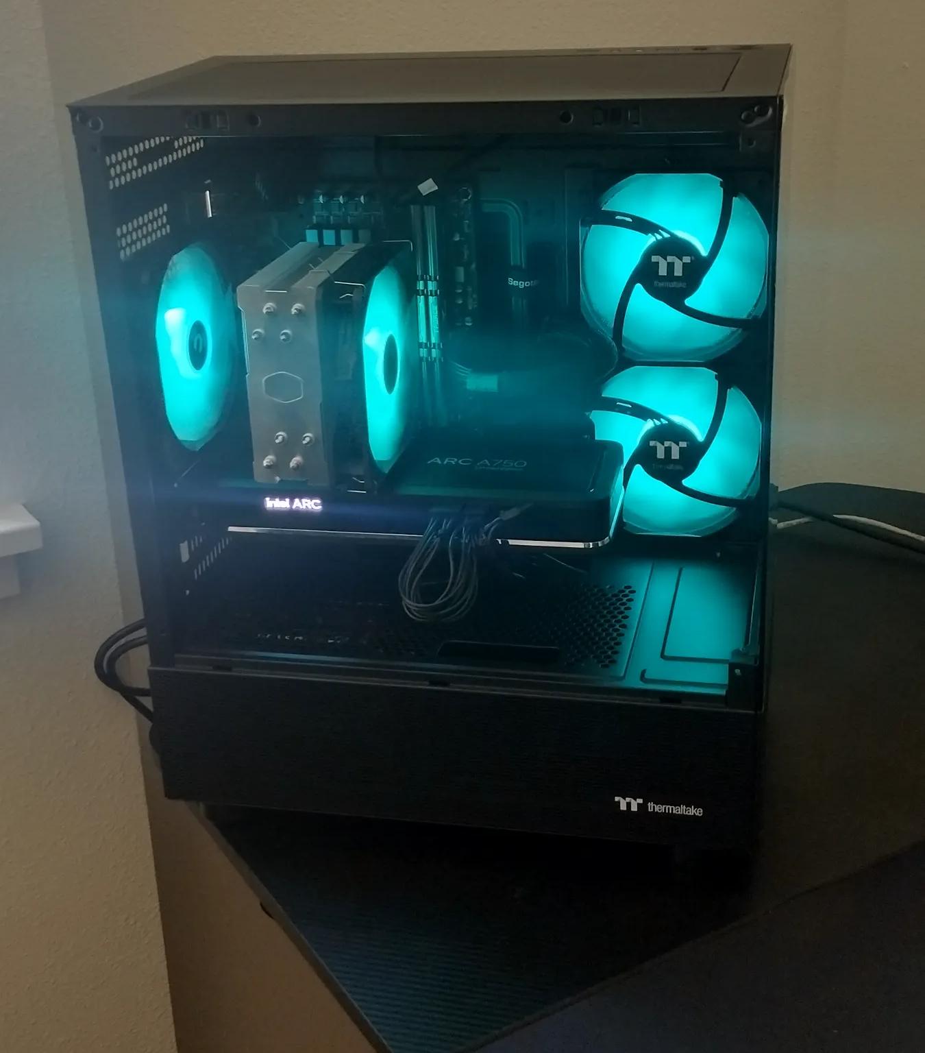 Budget Gaming PC, Limited Edition INTEL ARC A750, Intel i5 12400F, 16 GB RAM, 1 TB, Wifi, Bluetooth