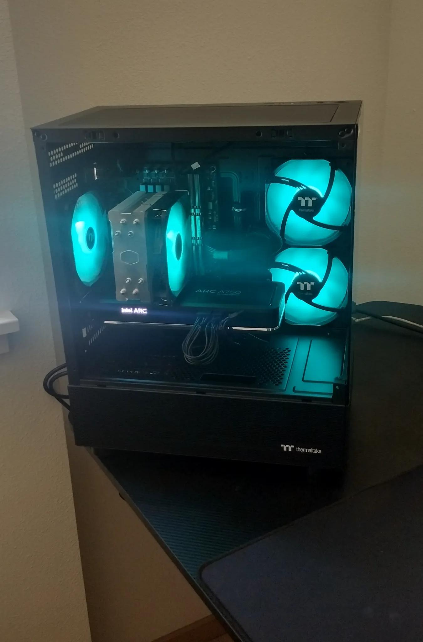 Budget Gaming PC, Limited Edition INTEL ARC A750, Intel i5 12400F, 16 GB RAM, 1 TB, Wifi, Bluetooth