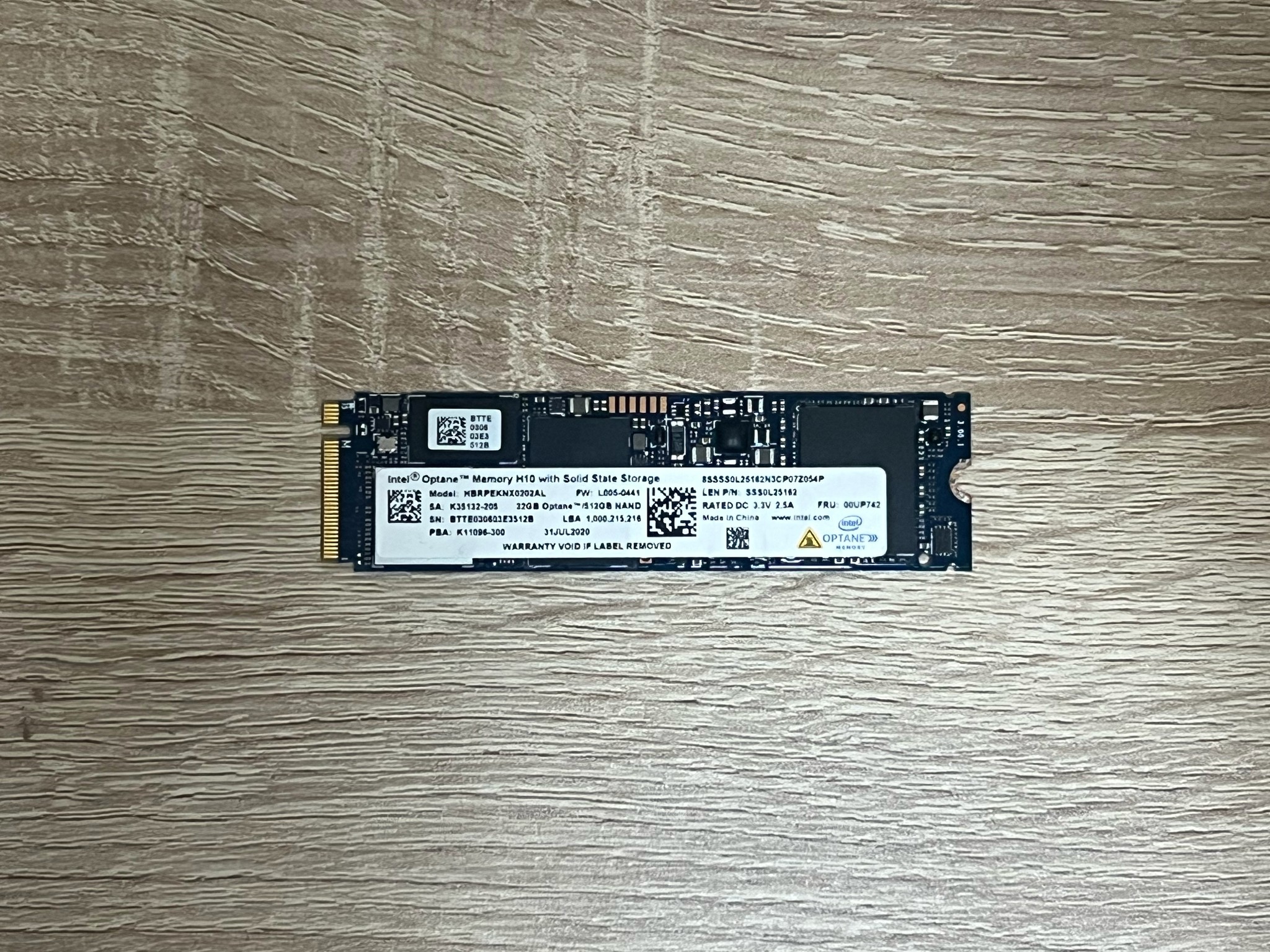 Intel Optane Memory H10 HBRPEKNX0202AL 512GB+32GB M.2 2280 Solid State Drive