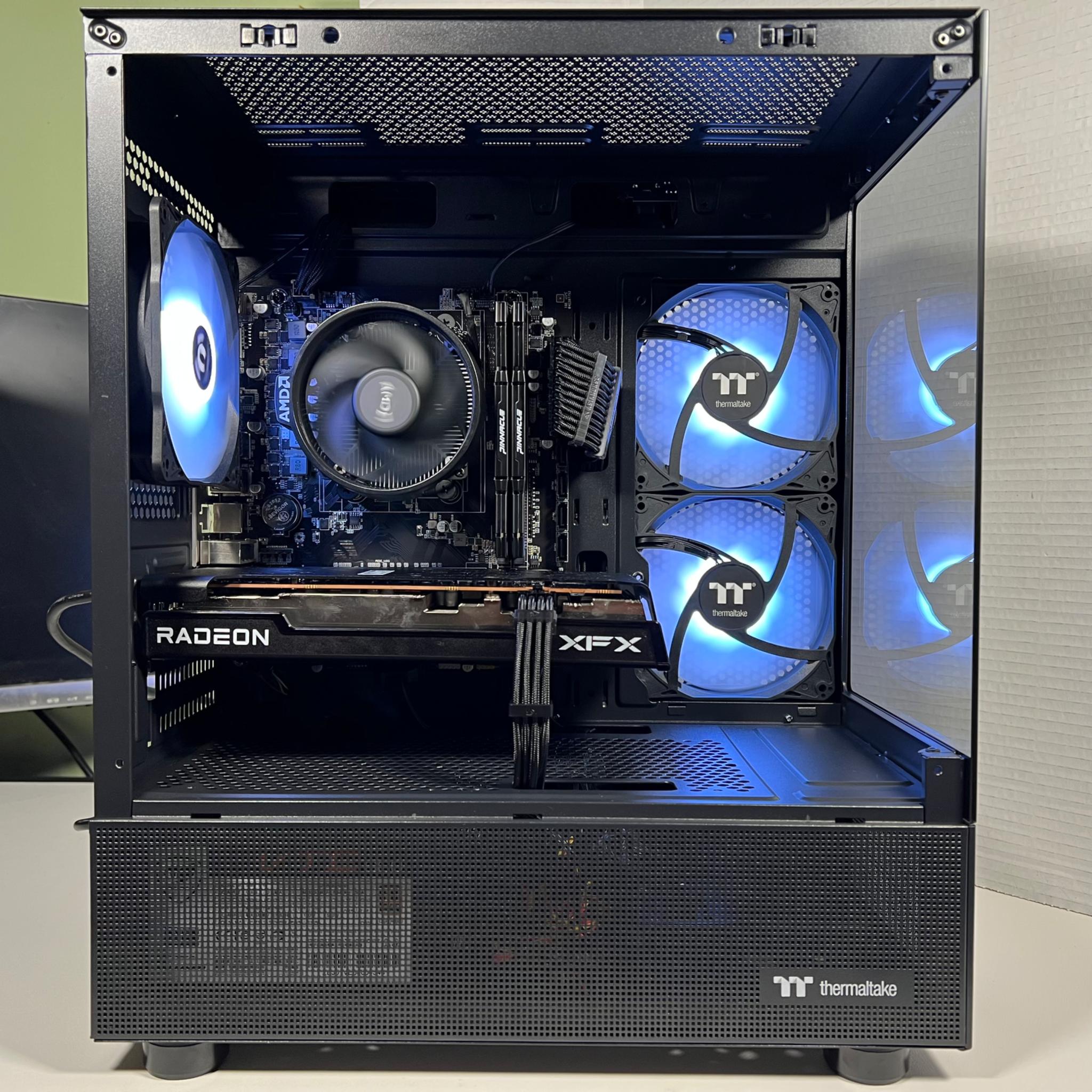 R5 5500 + RX 6600 XT | 32GB DDR4 | 2TB NVMe | E-Sports+ Gaming PC