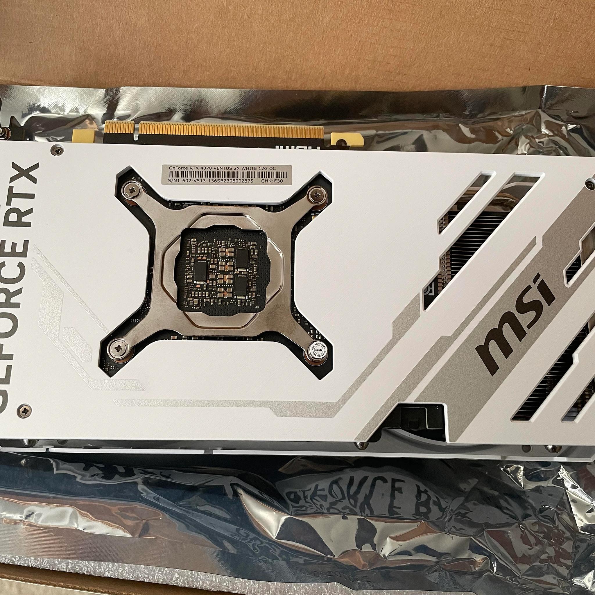 MSI Ventus 2X Geforce RTX 4070 12GB White