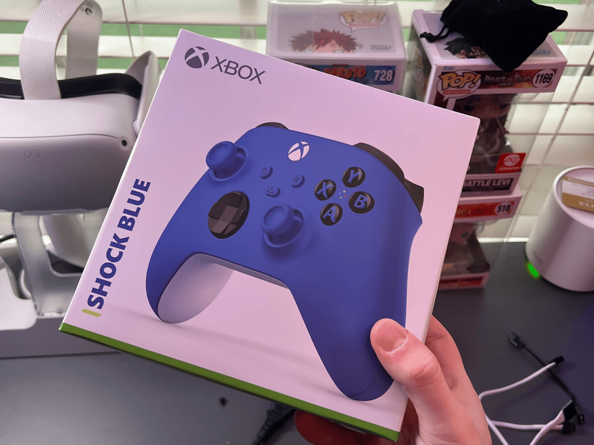 Shock Blue Xbox Controller (NEW)