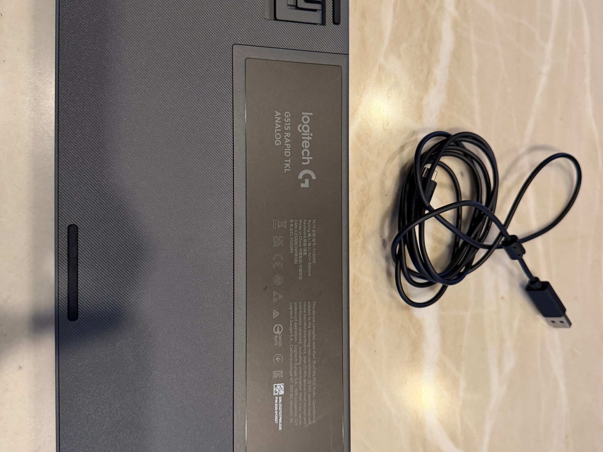 Logitech G515 RAPID TKL Analog Gaming Keyboard