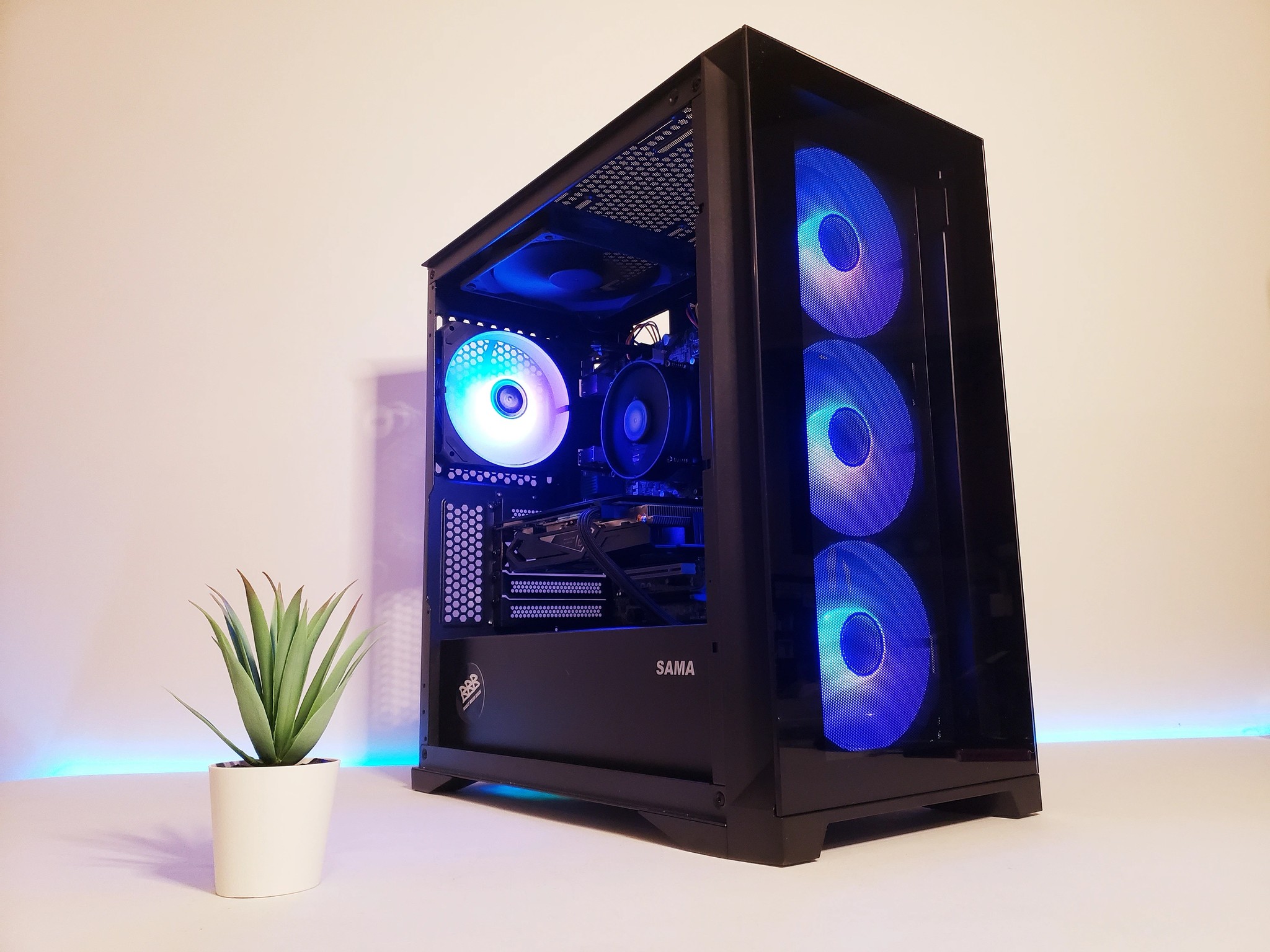 Budget Gaming PC | ⚙️RX570 | Changeable RGB Lighting ✨ |