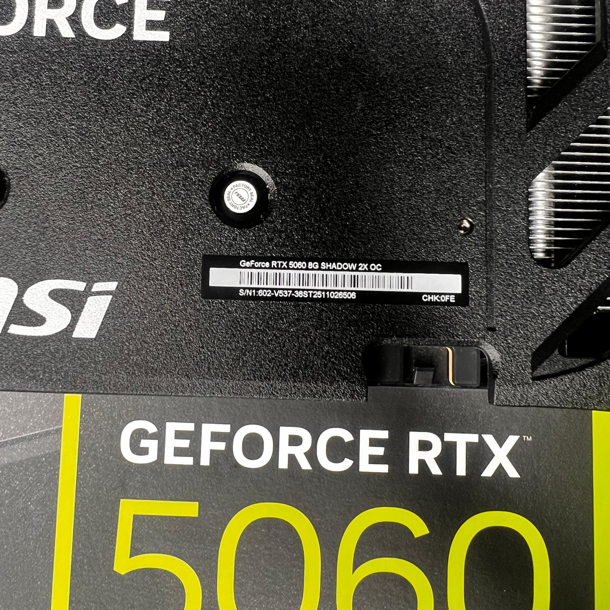 MSI RTX 5060 SHADOW 2X OC