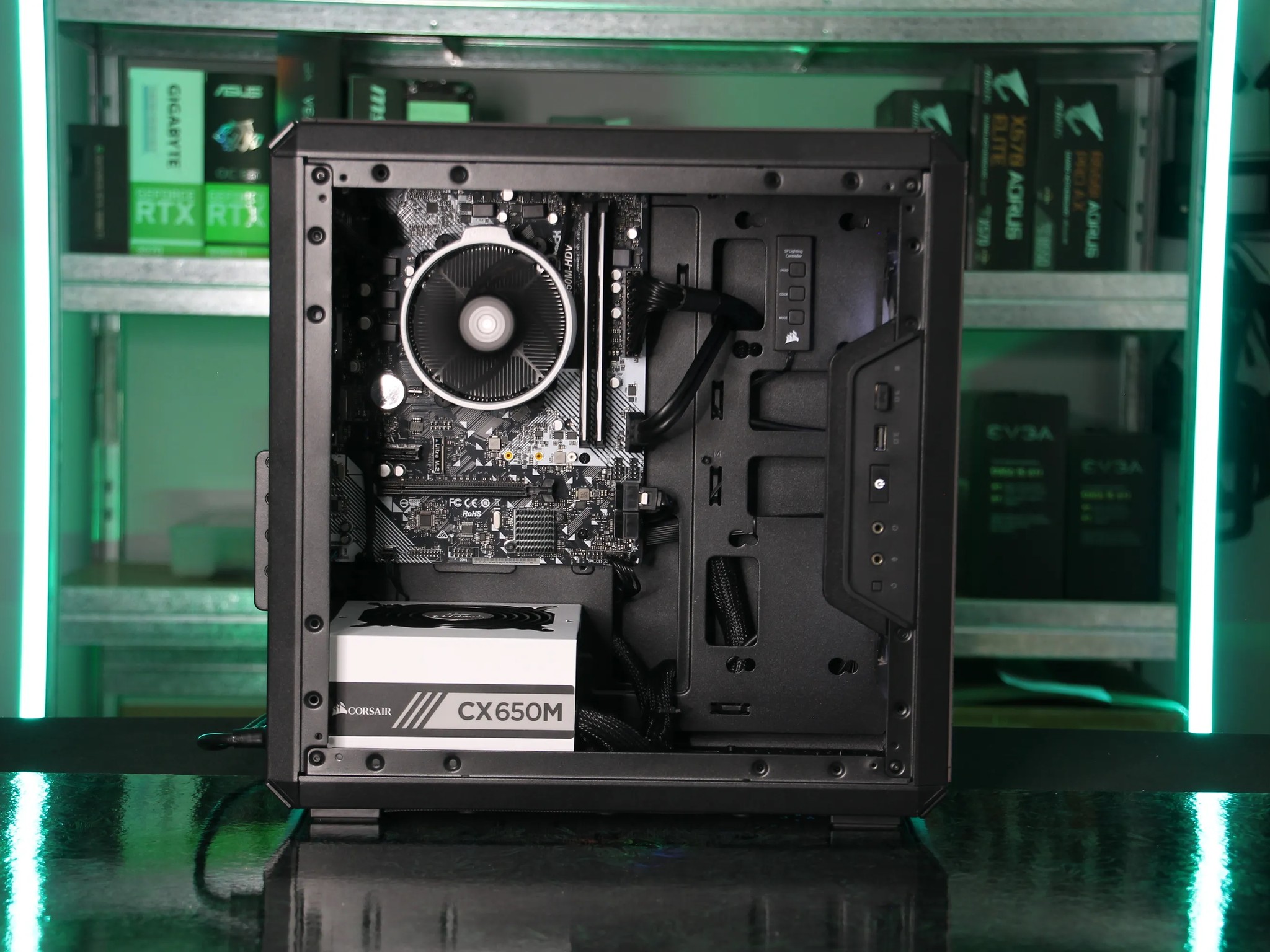 Beginner's Budget Build Bundle - AMD Ryzen 3 2200G Gaming PC