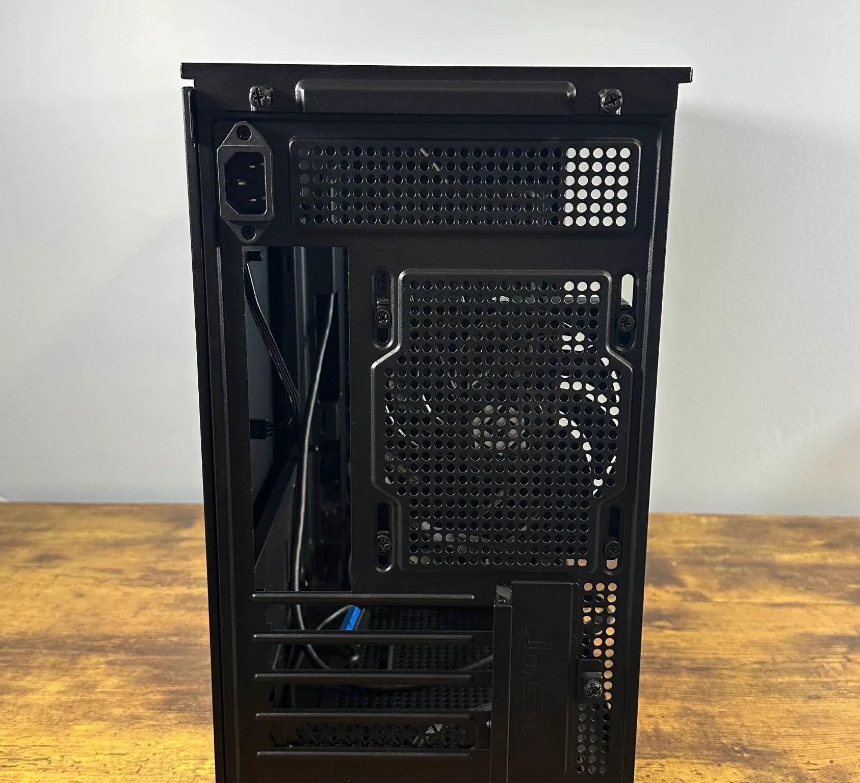 JONSBO D31 MESH SC BLACK Micro ATX Computer Case with LCD Display & 1x 120mm Fan