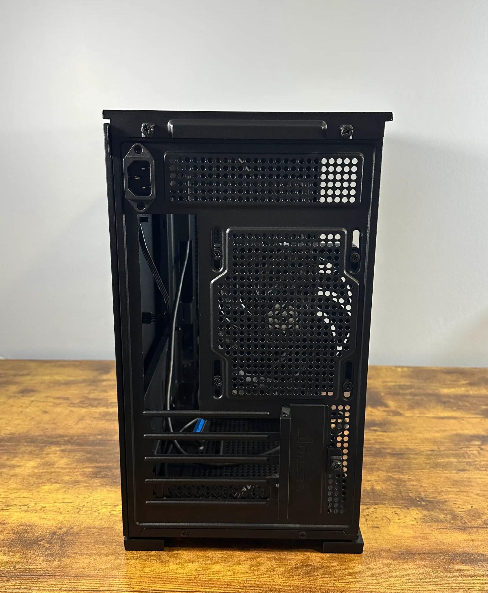 JONSBO D31 MESH SC BLACK Micro ATX Computer Case with LCD Display & 1x 120mm Fan