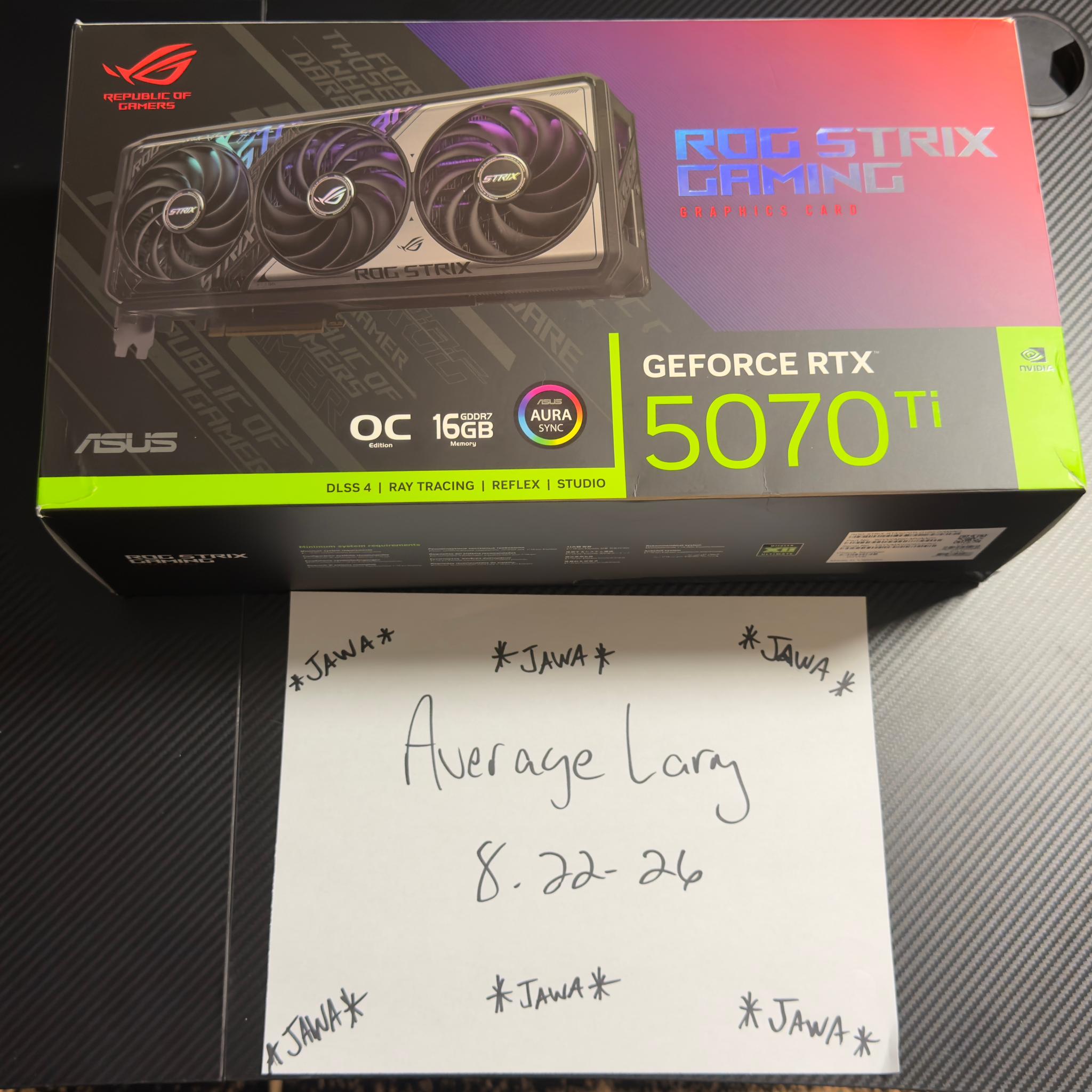 ASUS ROG Strix GeForce RTX 5070 Ti 16GB OC