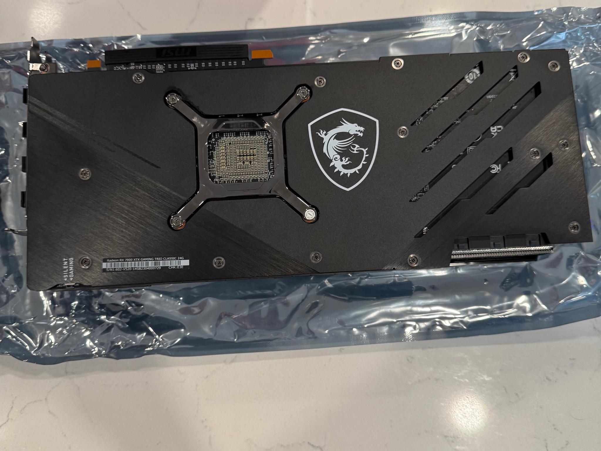 MSI Radeon AMD RX 7900 XTX GAMING TRIO CLASSIC 24G