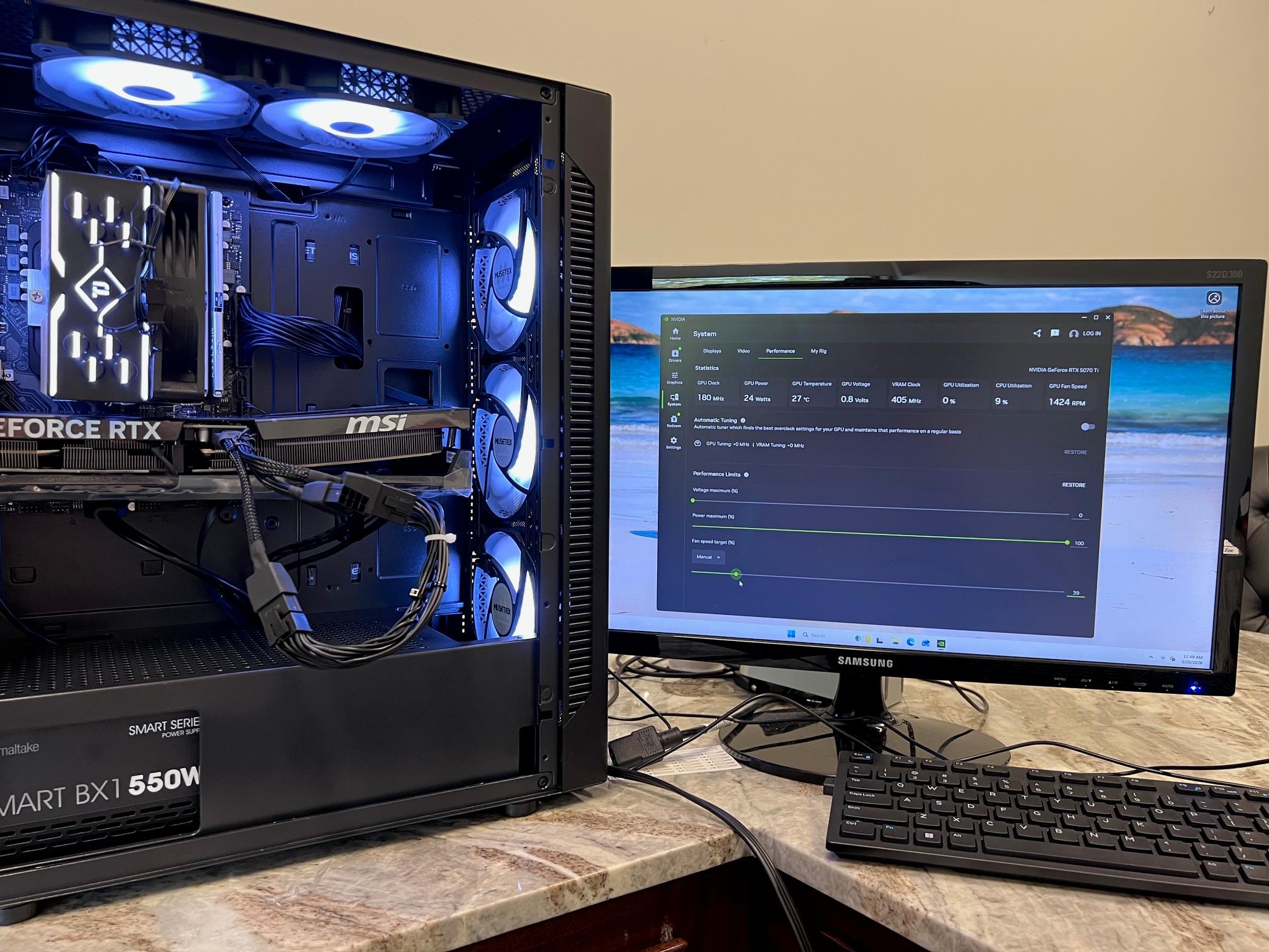 DAMAGED - MSI GeForce RTX 5070 Ti 16G VENTUS 3X OC