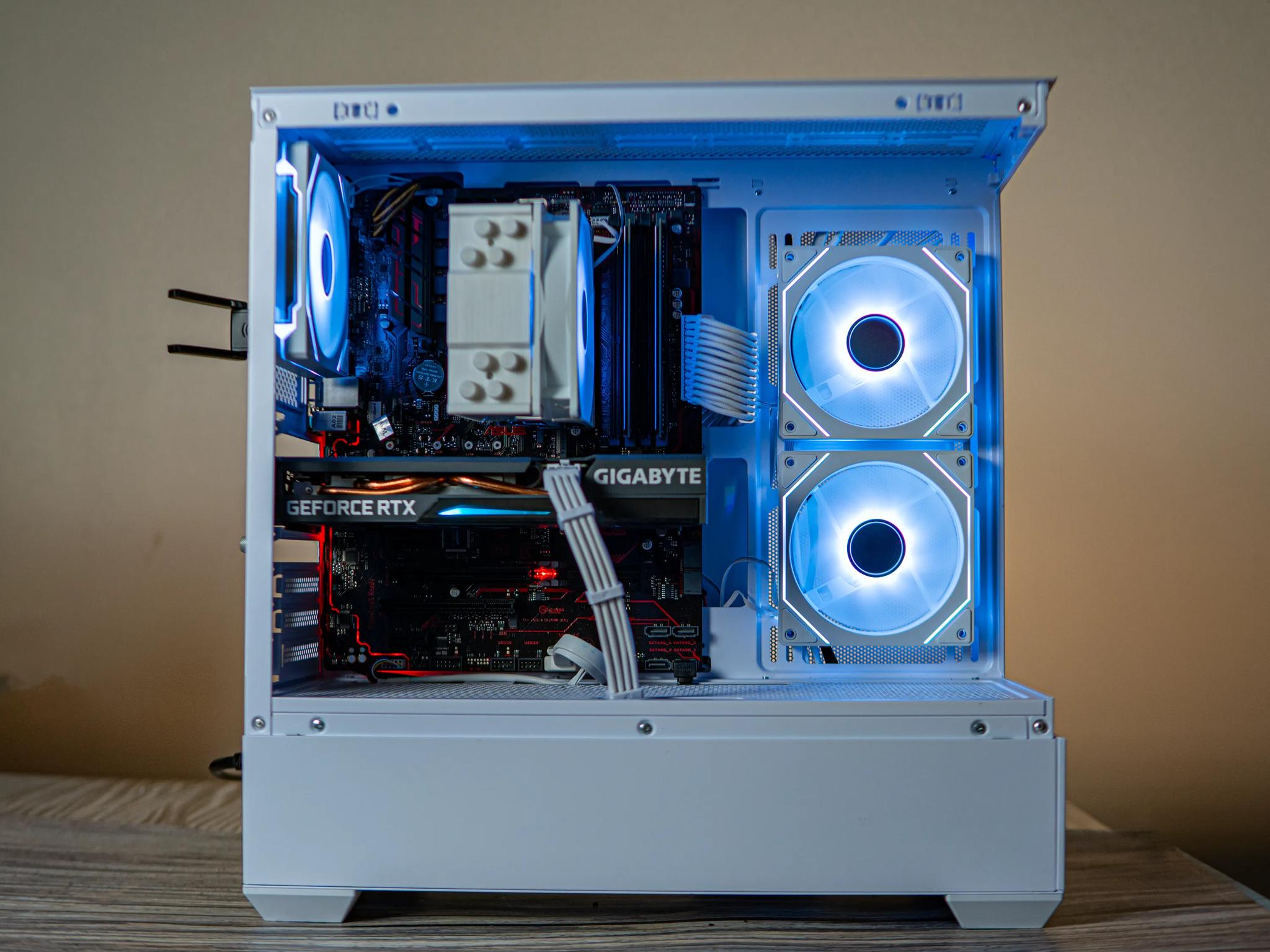 👾RTX 3060Ti + Ryzen 5 3600 White Gaming PC | Wifi + BT👾