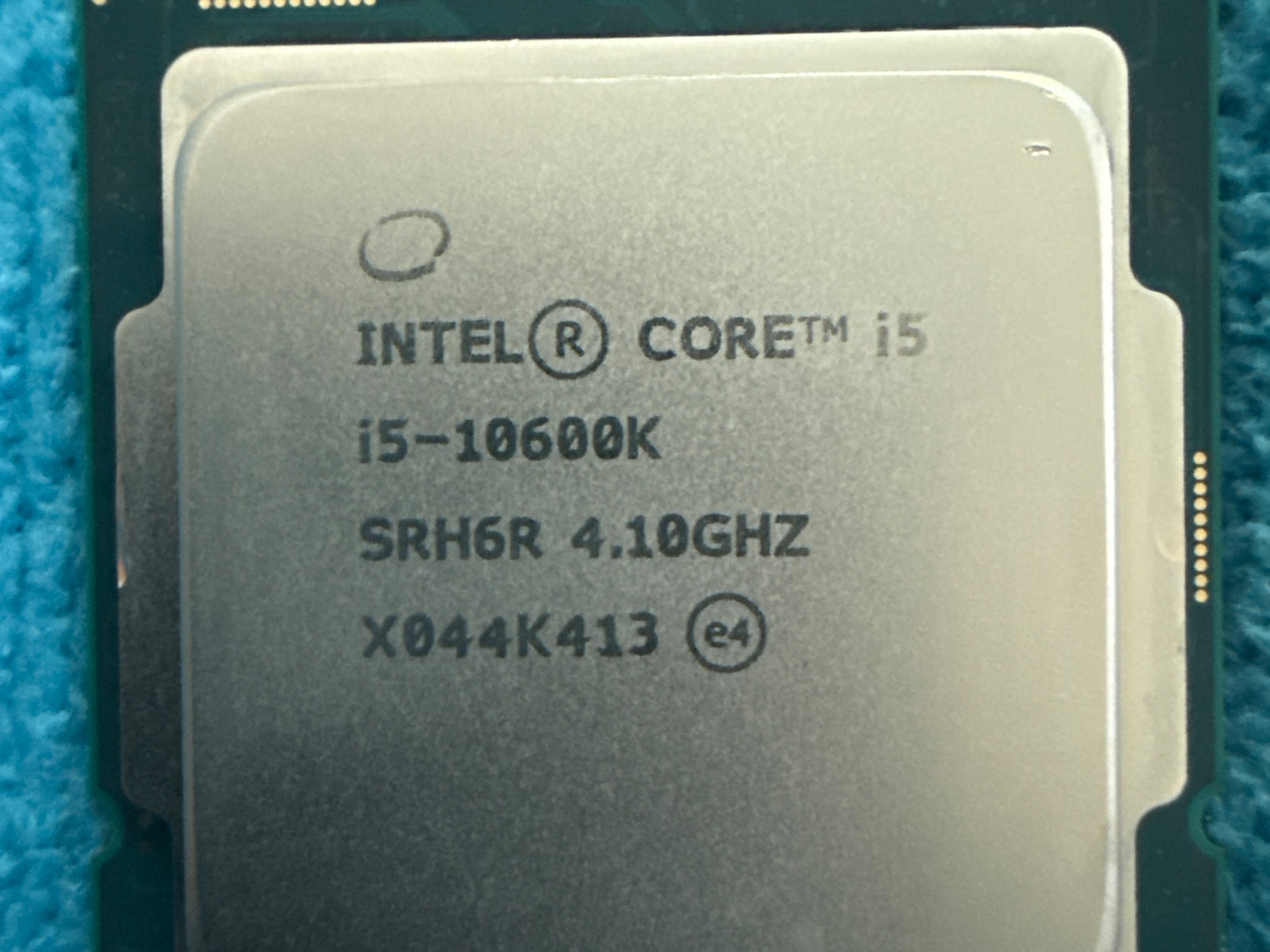 Intel Core i5-10600K LGA1200 4.1GHz 6-Core CPU - Used, Tested