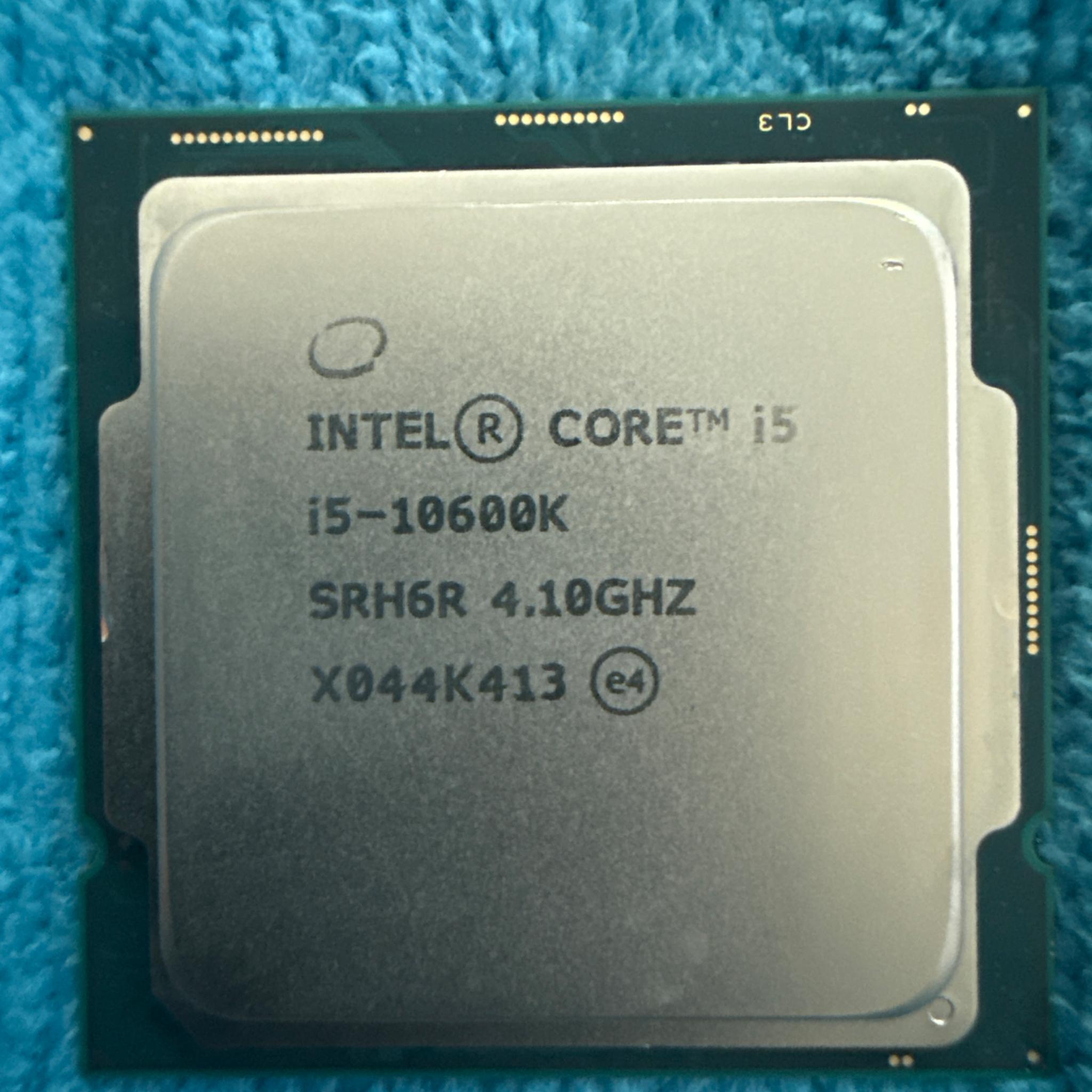 Intel Core i5-10600K LGA1200 4.1GHz 6-Core CPU - Used, Tested