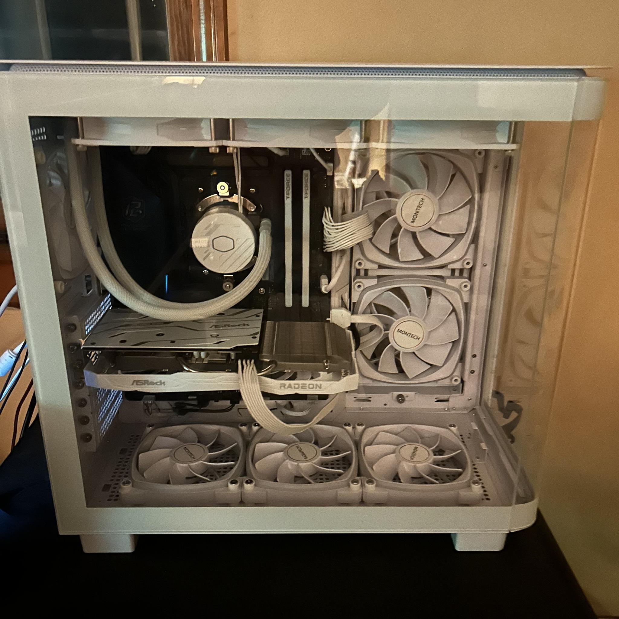 Custom Gaming PC Radeon RX 6600, 64GB DDR5 Ram, 1TB SSD, 8 TB HDD,  Ryzen 5 8600G