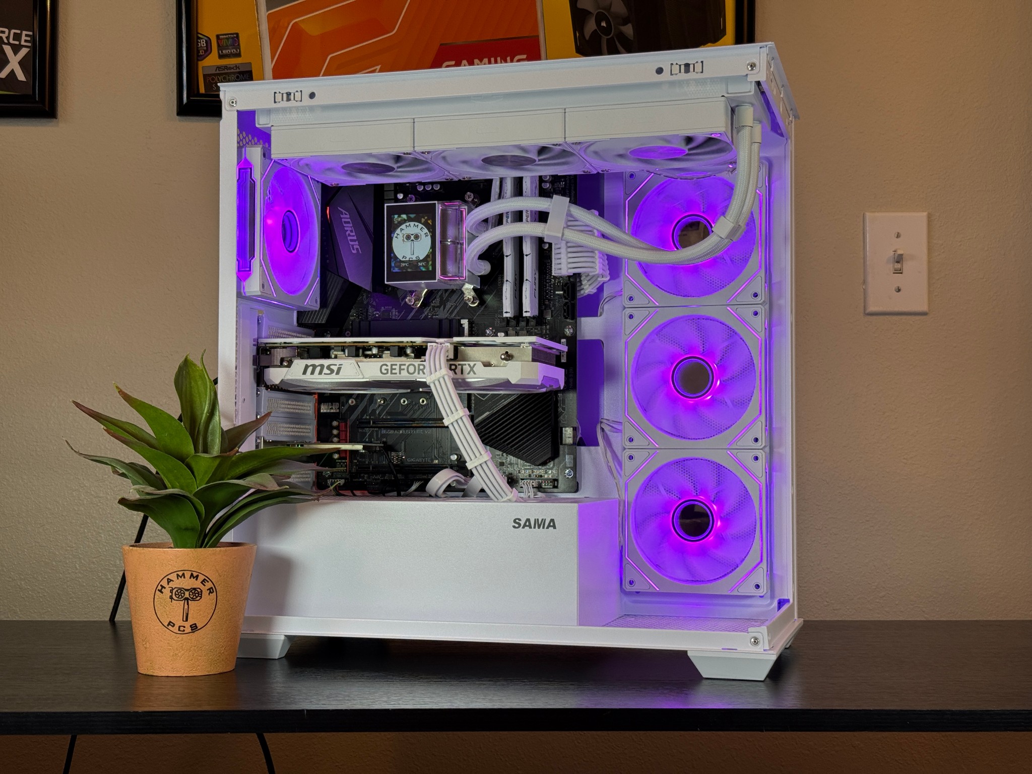 ☁️RTX 4070, Ryzen 7 5800X, 32gb RAM, 1TB NVMe SSD☁️| Gaming/Streaming PC | Customizable Screen!