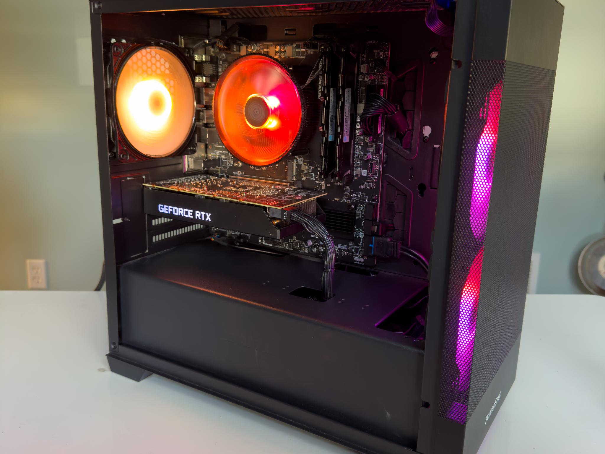 Black RGB Gaming PC - 3060 - Ryzen & 2700X - 16GBs ram - 500GB SSD