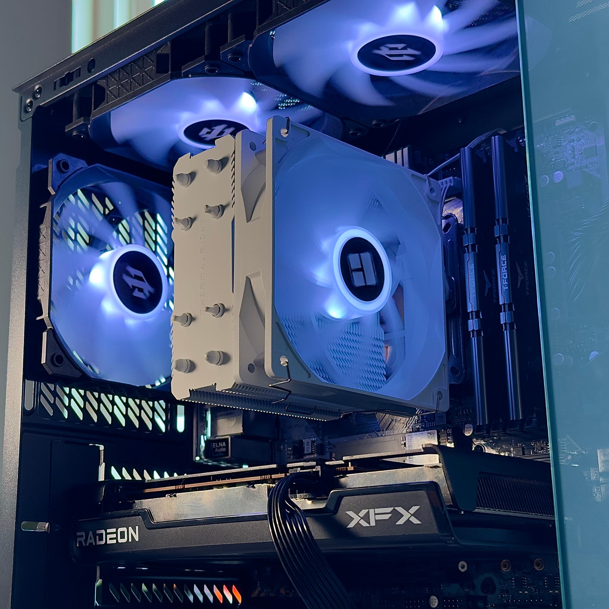 🤍🖤Custom Gaming PC🖤🤍 | RX 6600 | Ryzen 5 5600x | 16GB (3200hz) | WiFi | Windows 11