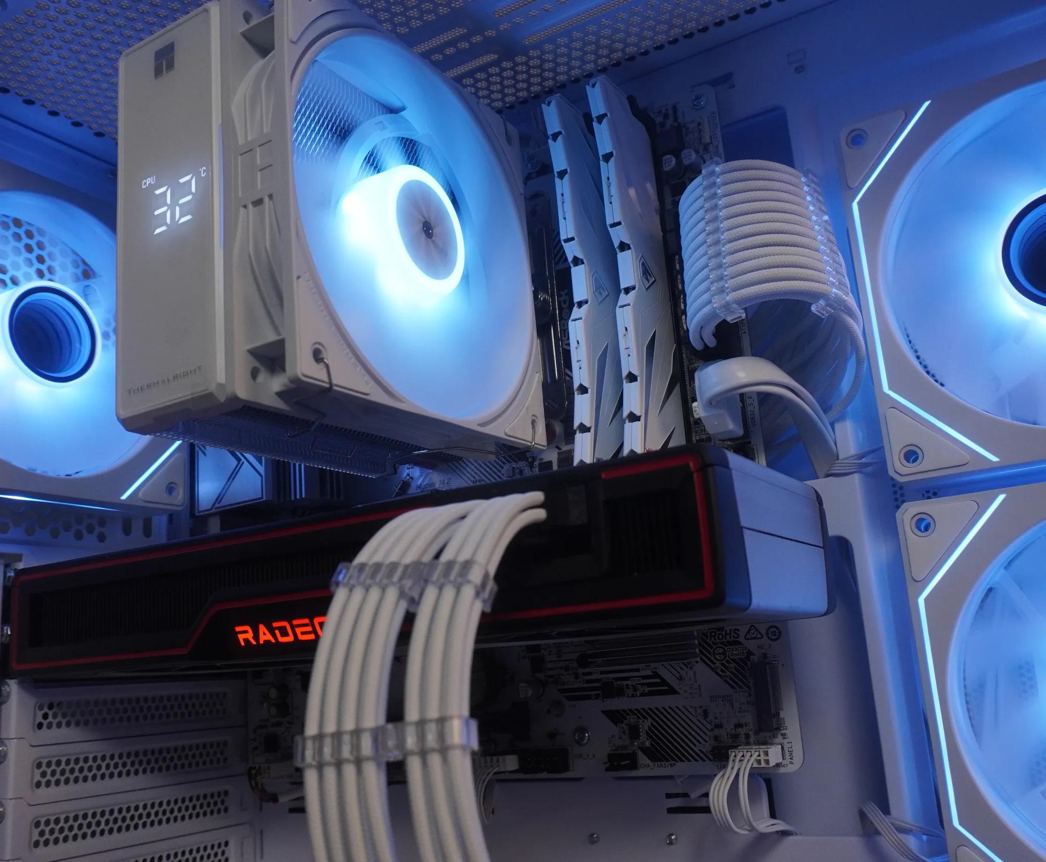 🤍 ARCTIC BEAST 🤍 1440p/1080p GAMING MACHINE 🧡 RX 6700XT 12GB 🧡 Ryzen 5 5600x | 32GB | WIFI