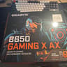 B650 gigabyte gaming x ax motherboard
