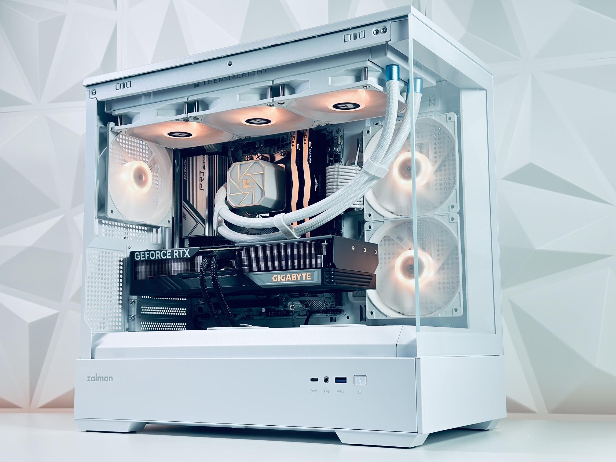 ☃️🌨️Liquid Cooled Gaming PC❄️Nvidia RTX 4070 12GB❄️AMD Ryzen 7 5800X 8 core❄️32GB DDR4❄️1TB NVME