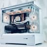 ☃️🌨️Liquid Cooled Gaming PC❄️Nvidia RTX 4070 12GB❄️AMD Ryzen 7 5800X 8 core❄️32GB DDR4❄️1TB NVME