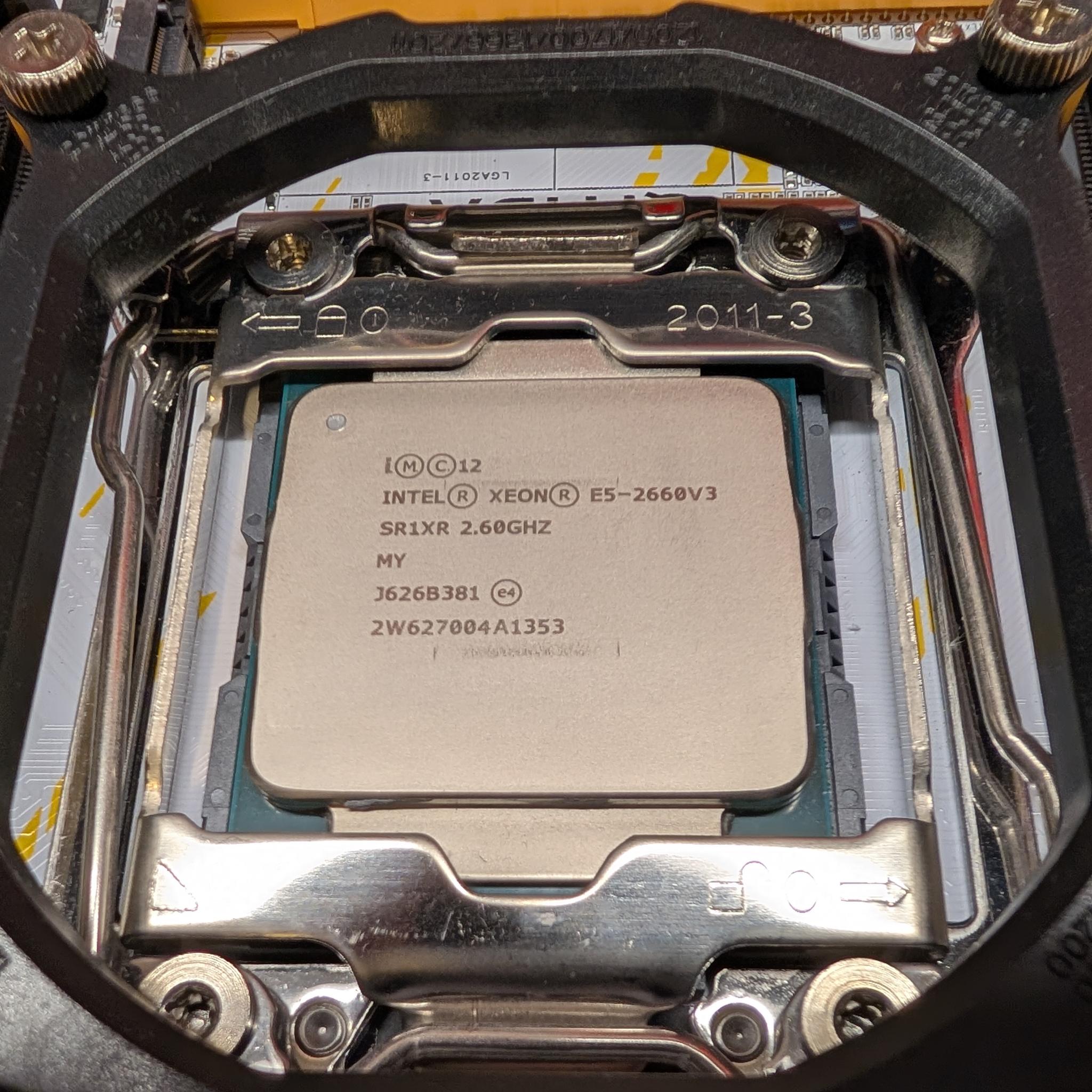 QIYIDA X99 Motherboard with Intel Xeon E5-2660 V3 CPU + CPU Cooler