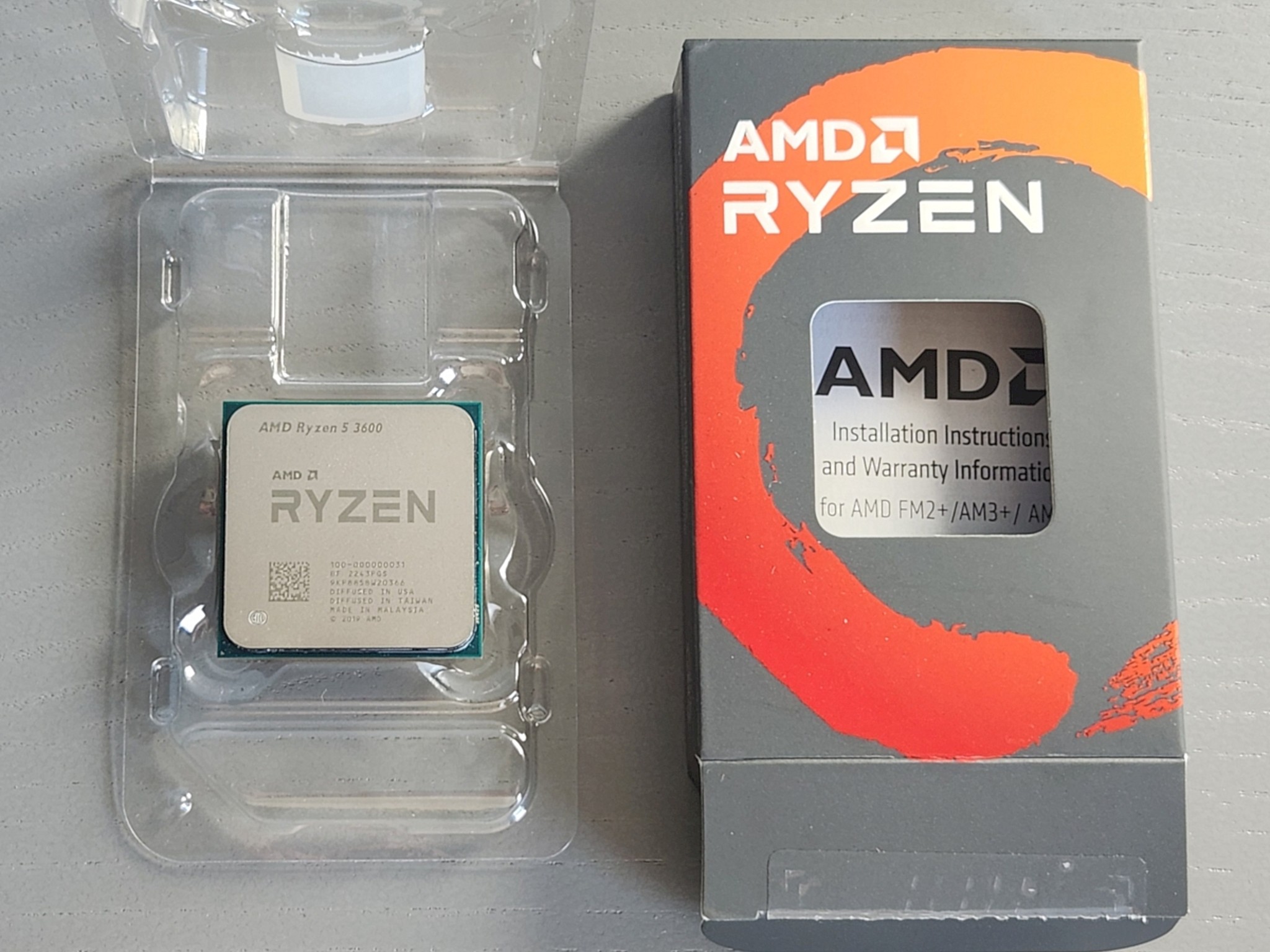 AMD Ryzen 5 3600 boxed w/o Cooler