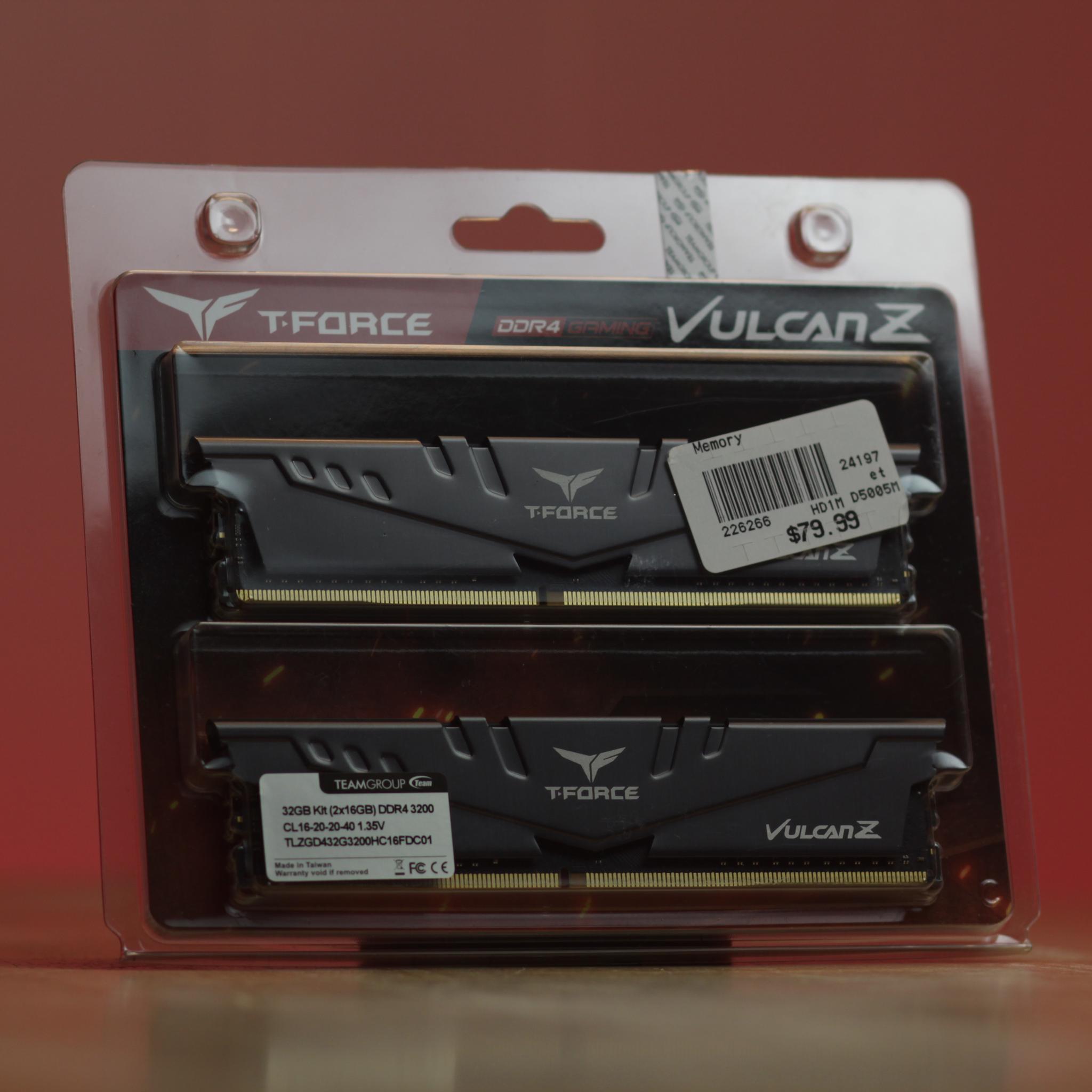 TeamGroup T-Force Vulcan Z 32gb DDR4 (2x16gb) 3200MT/s CL16