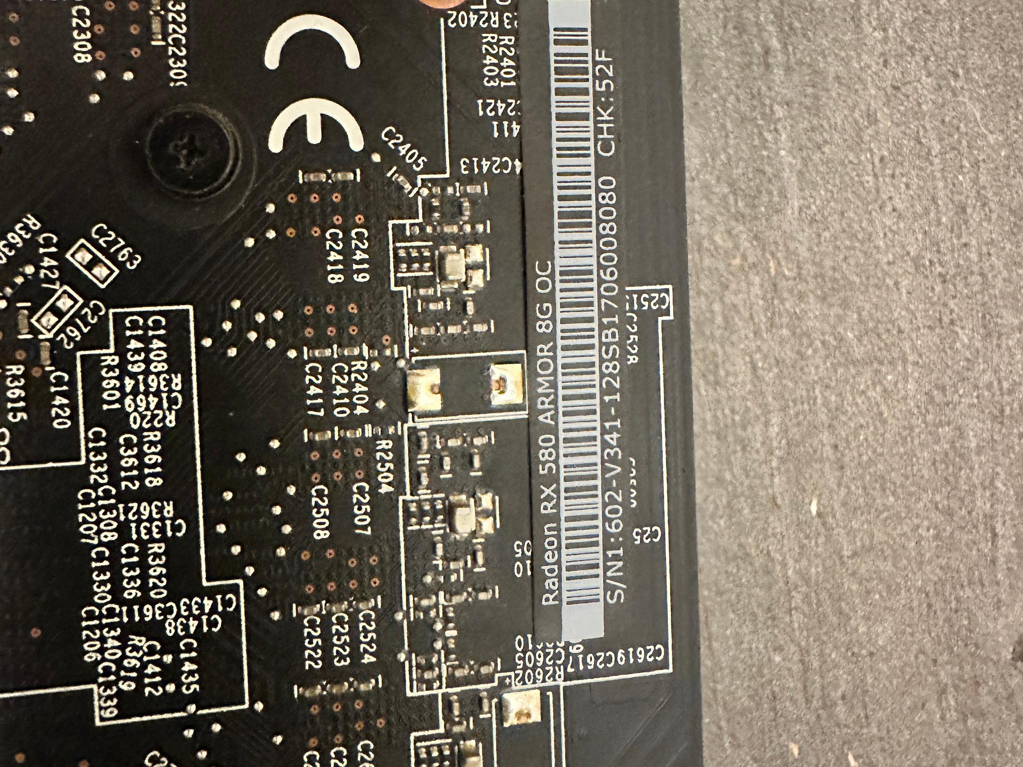 MSI ARMOR OC Radeon RX 580 8G