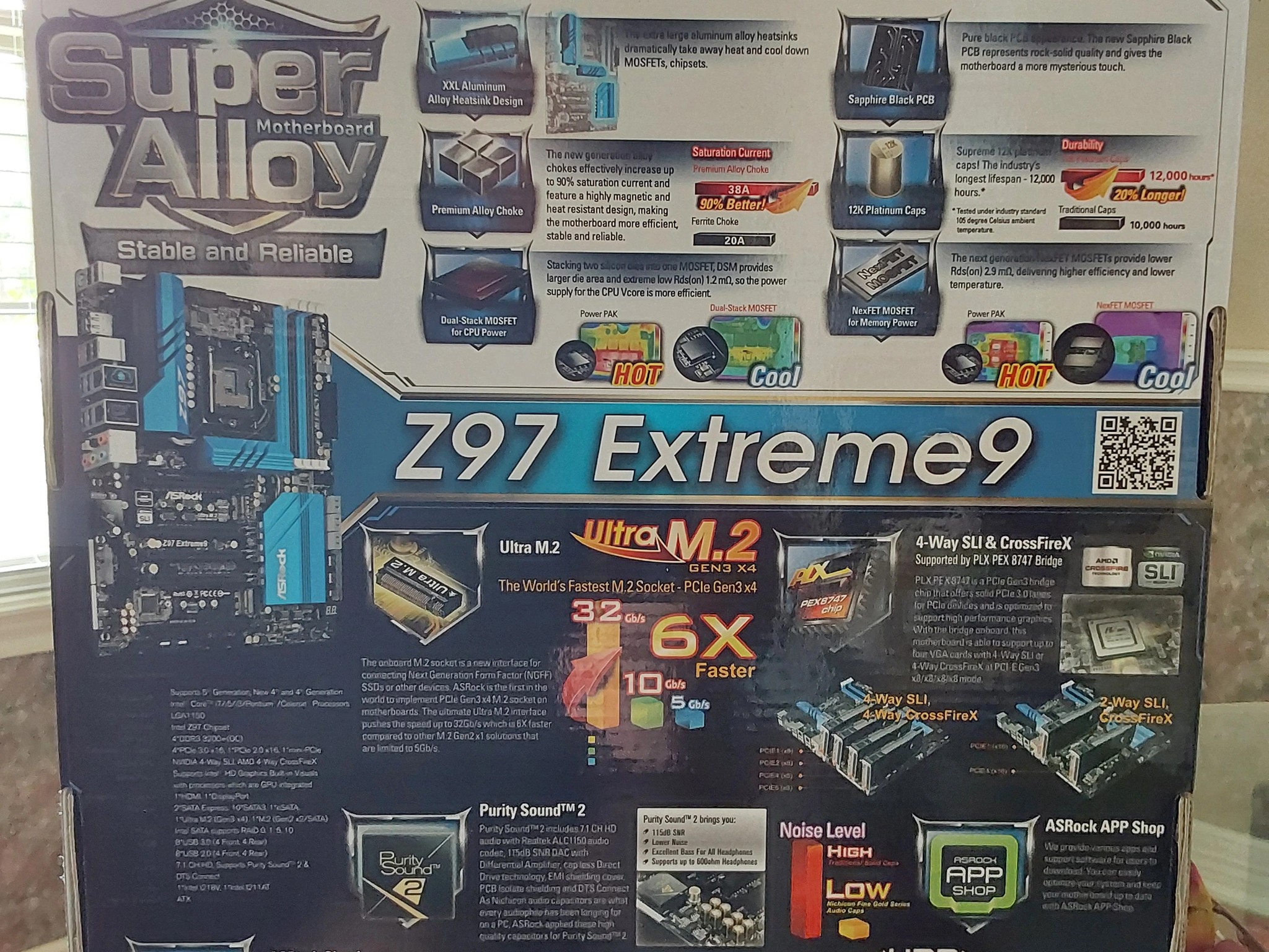 RARE: NEW ASRock EXTREME9 INTEL Z97 LGA1150 DDR3 ATX MOTHERBOARD