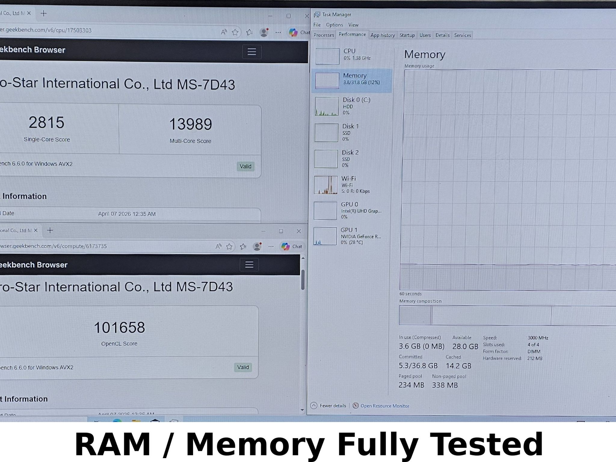 16GB DDR4 (2x8GB)-288 CL16 3000MHz T-FORCE TUF GAMING