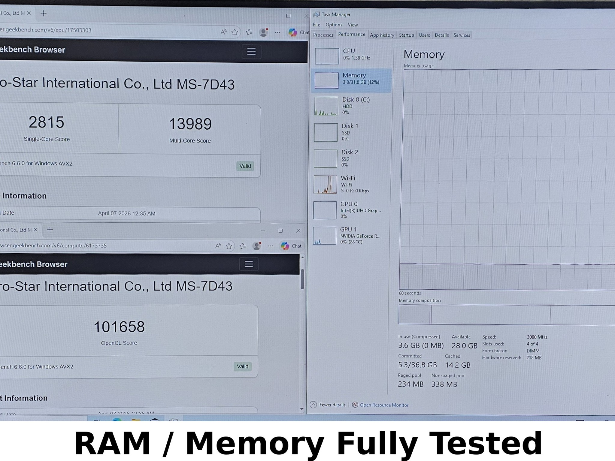 16GB DDR4 (2x8GB)-288 CL16 3000MHz T-FORCE TUF GAMING