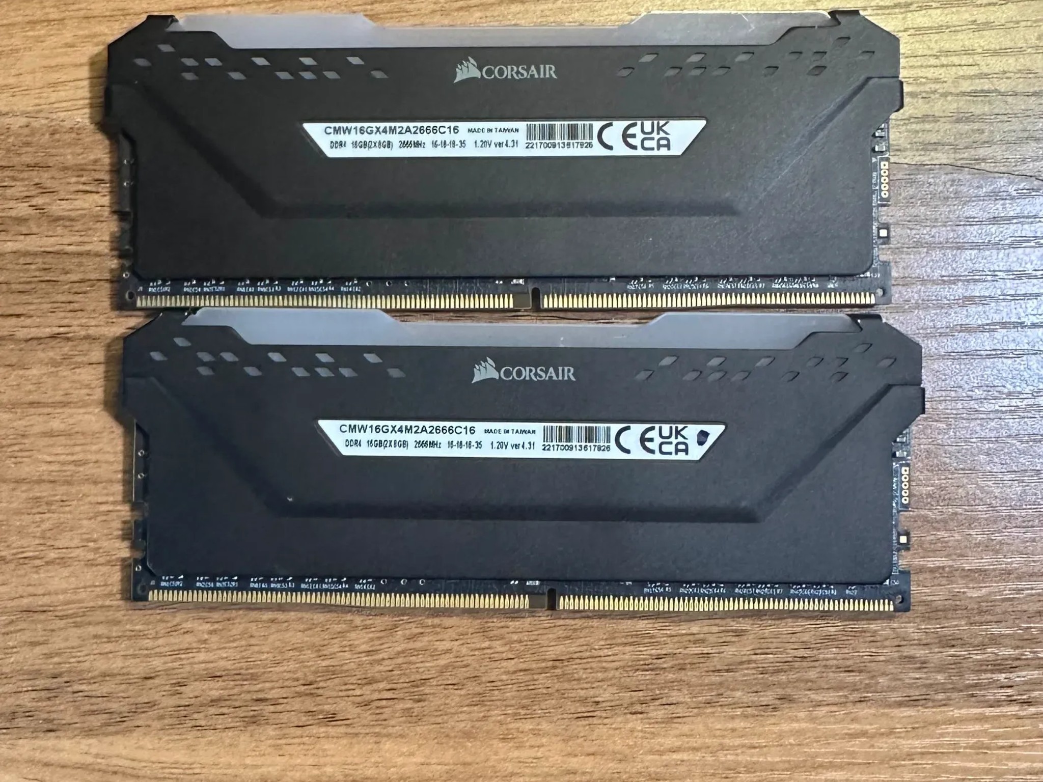 Corsair Vengeance RGB PRO 1x8GB 8GB DDR4 2666MHz Memory Kit