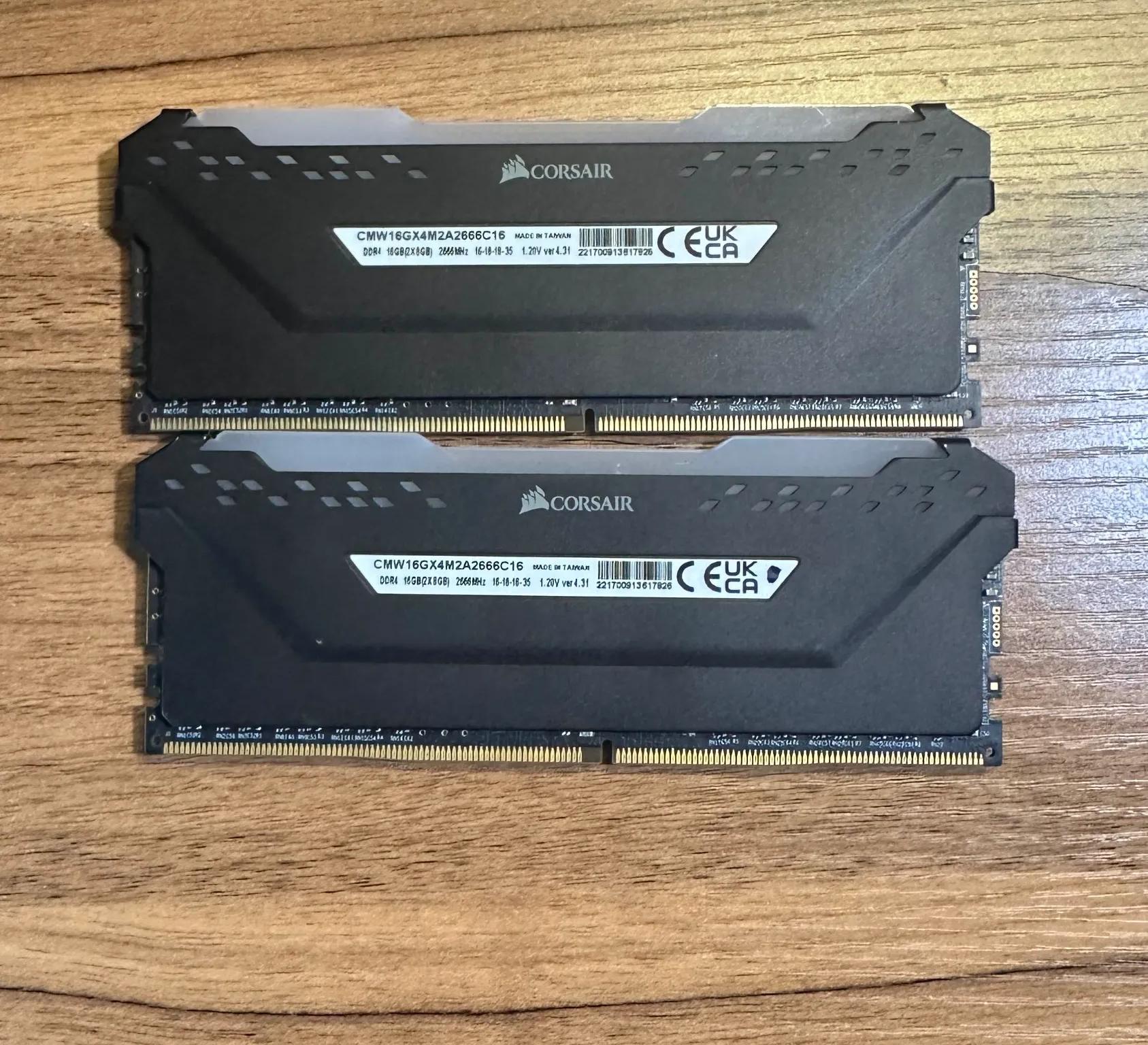 Corsair Vengeance RGB PRO 1x8GB 8GB DDR4 2666MHz Memory Kit