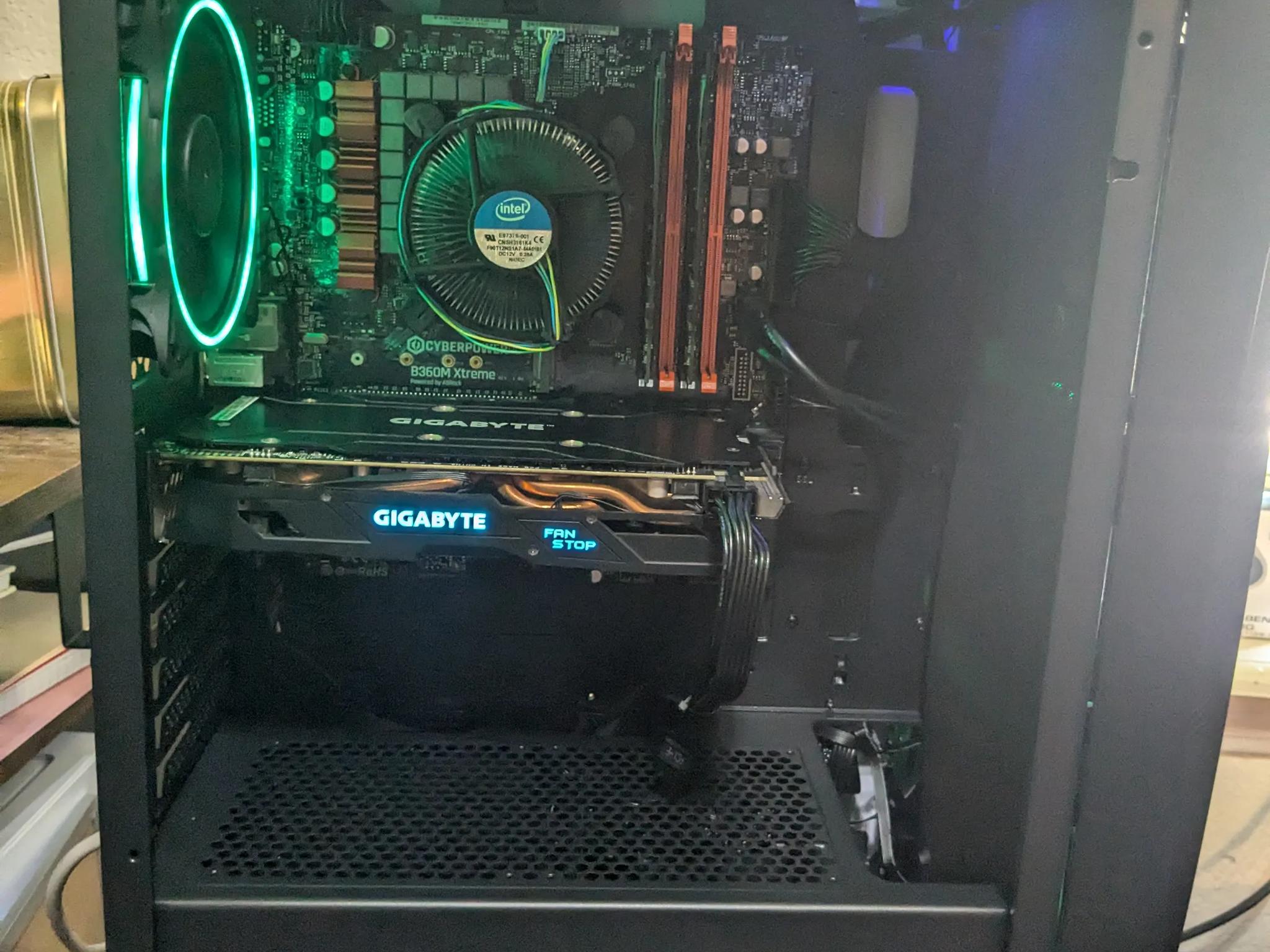 FREE SHIP || i5-8500, RX 580 8GB 2304SP, 480GB SSD, 16GB RAM, 650W PSU, RGB, WiFi, Win10