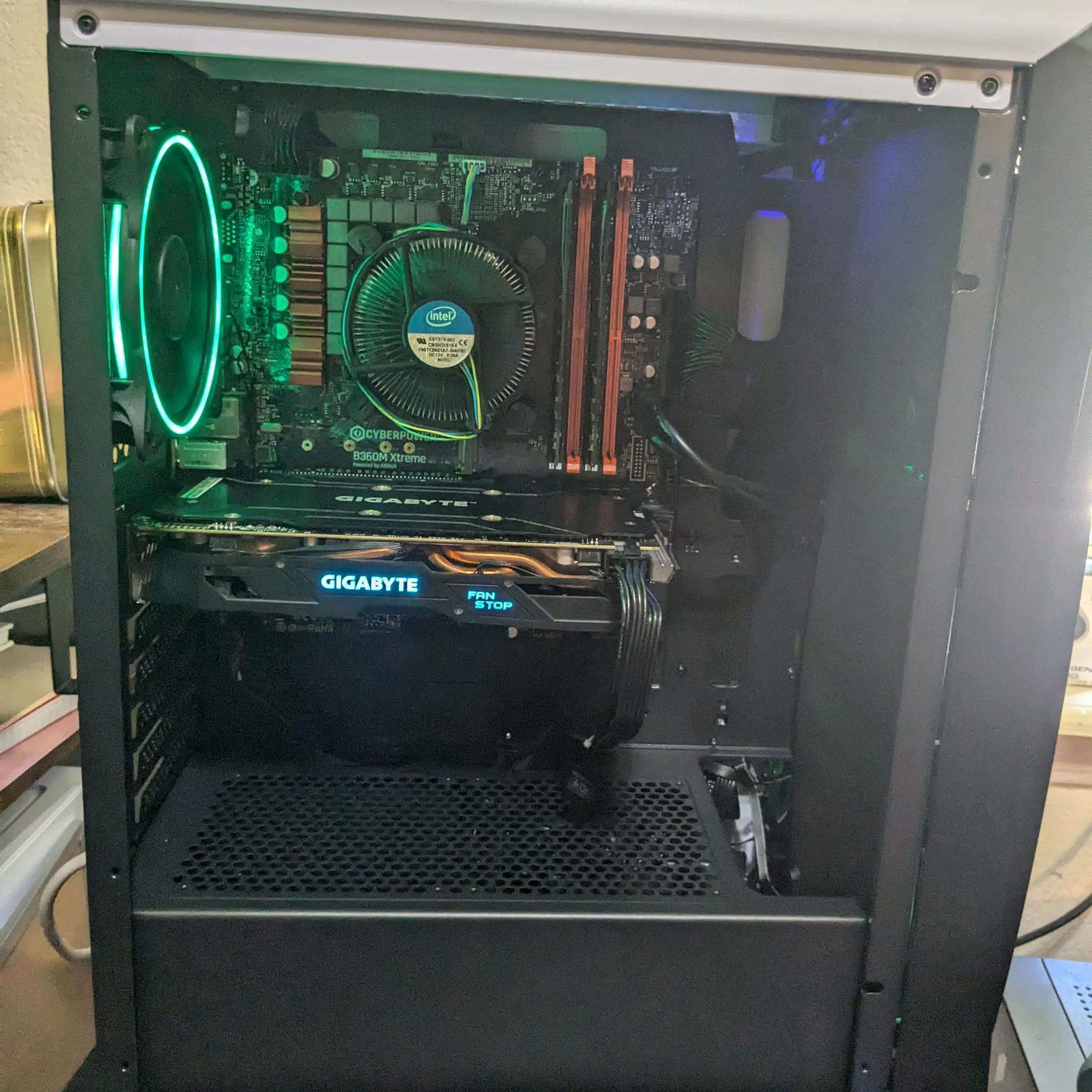 FREE SHIP || i5-8500, RX 580 8GB 2304SP, 480GB SSD, 16GB RAM, 650W PSU, RGB, WiFi, Win10