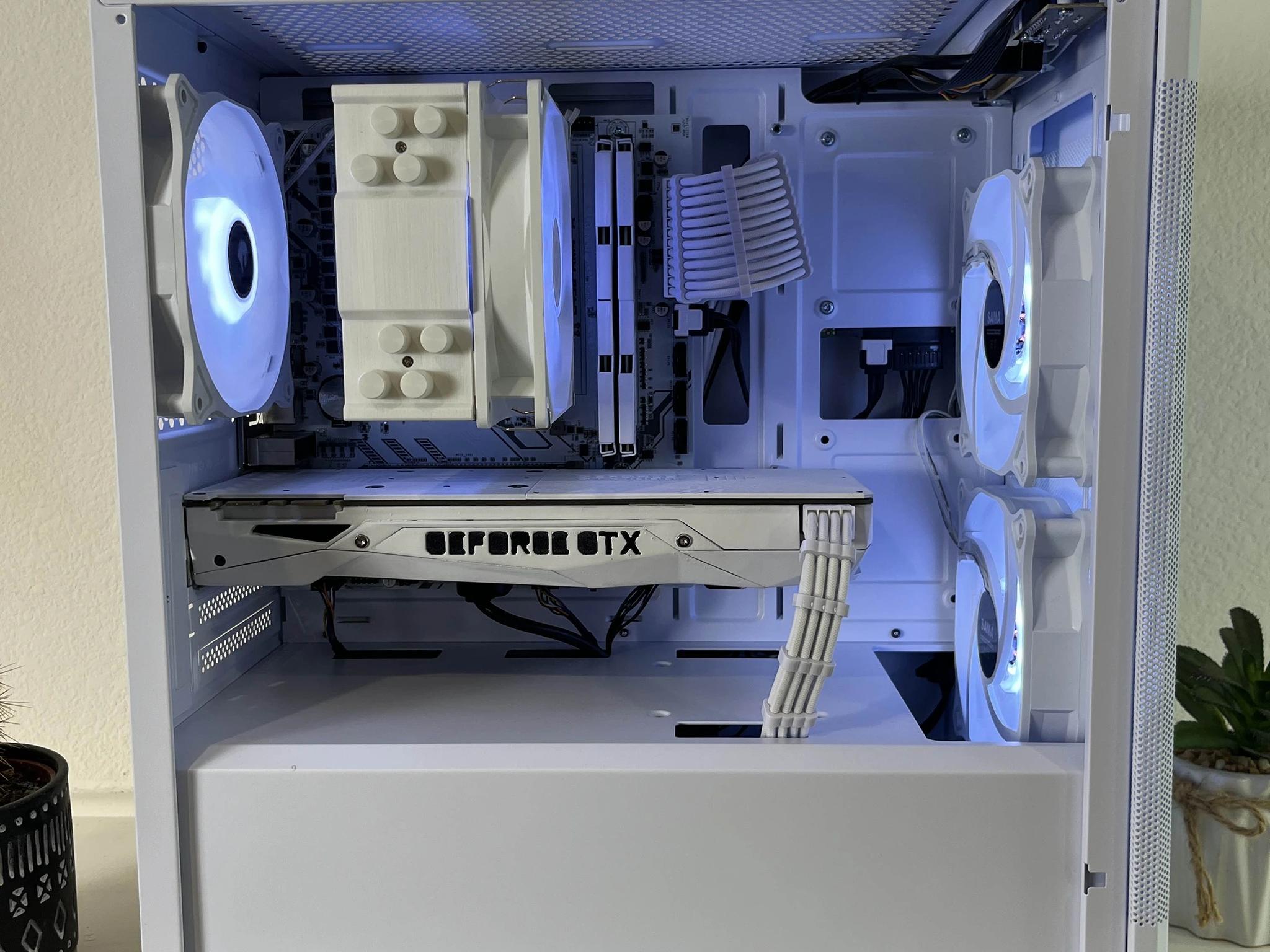 White Gaming PC | Ryzen 5 + GTX 1080 8GB