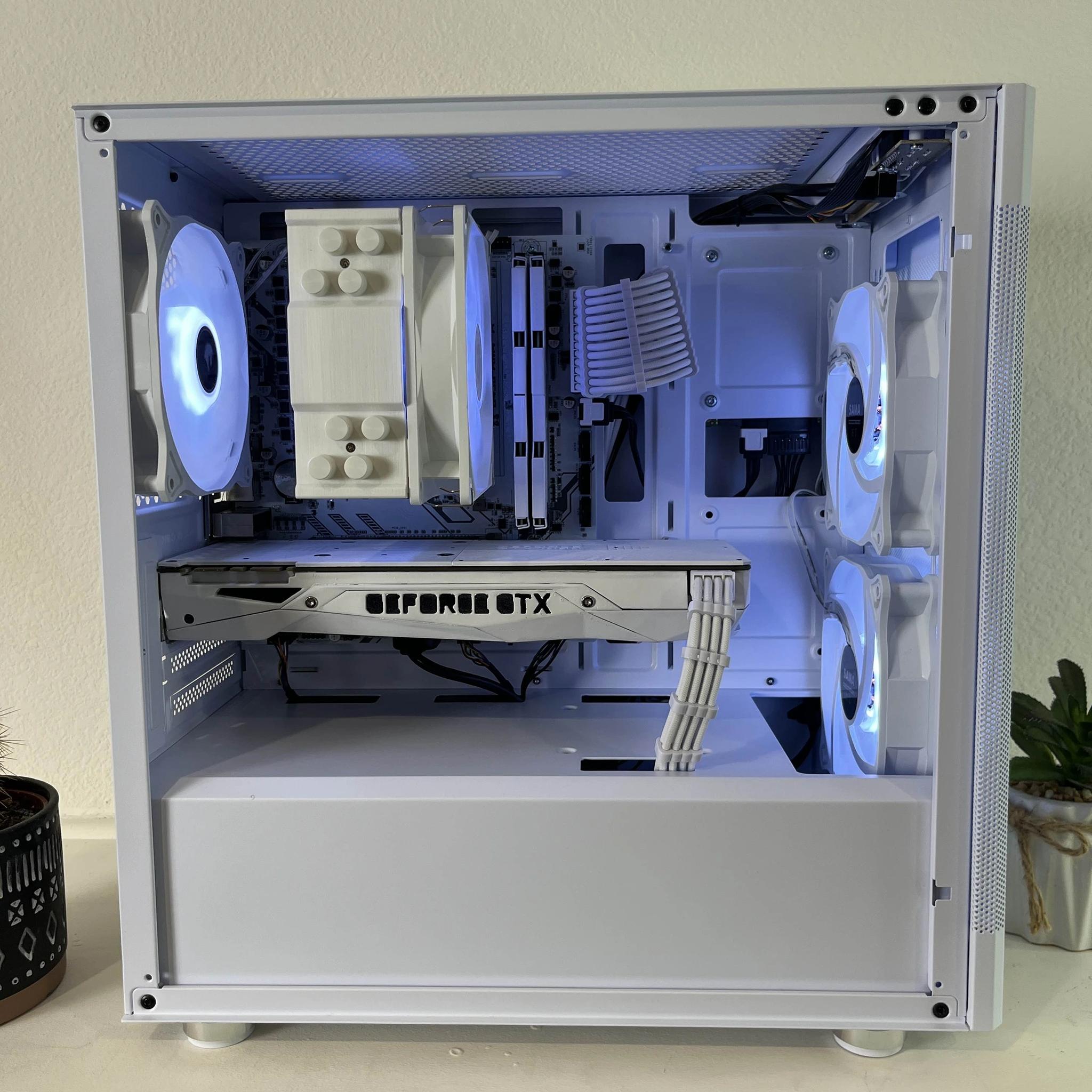 White Gaming PC | Ryzen 5 + GTX 1080 8GB