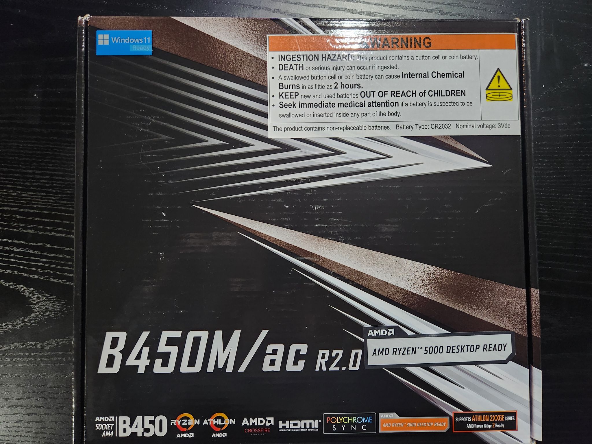 Asrock B450m ac/ r2.0  and 16gb ddr4 ram Bundle