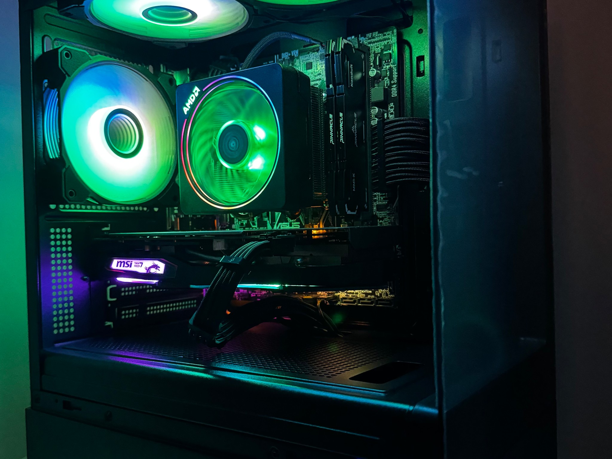 🏴DARKNIGHT🏴 | RYZEN 7 1700X | NVIDIA 1660 | 1TB SSD | 16GB DDR4 | BT/WIFI | WIN 11