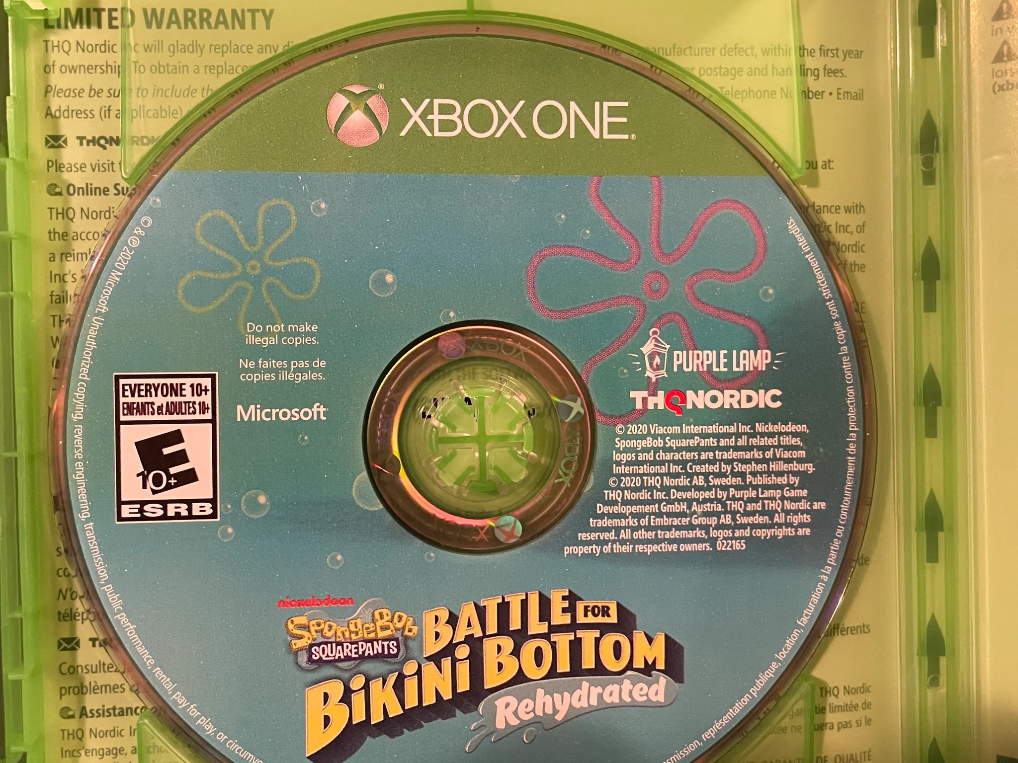 spongebob squarepants battle for bikini bottom rehydrated xbox one