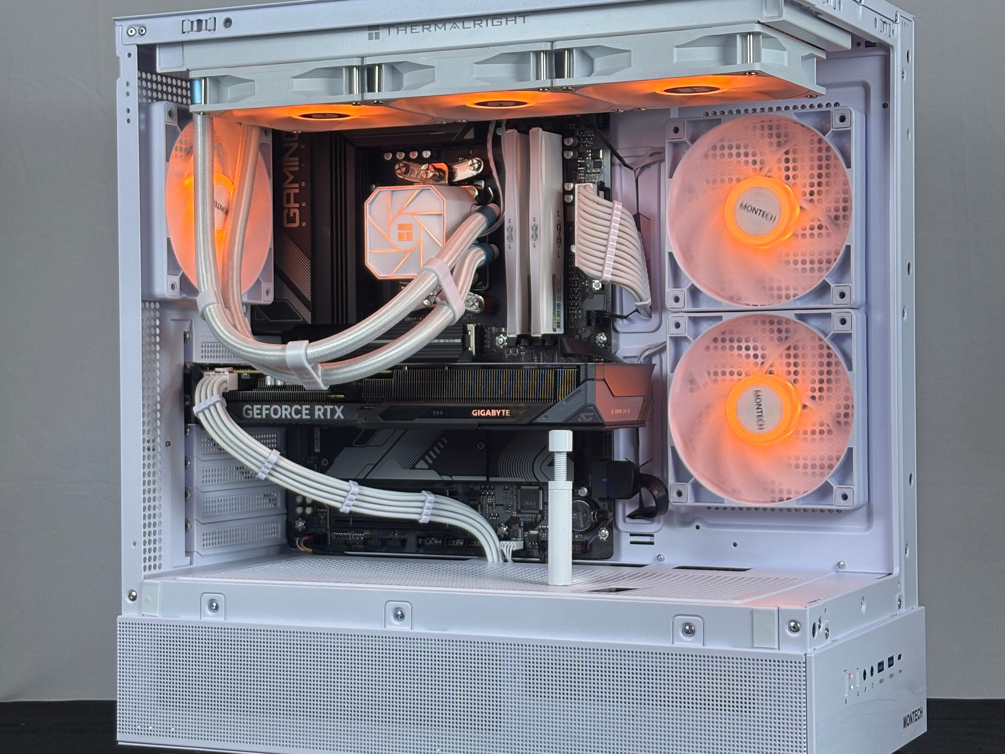 🤍 White RTX 5060 + Ryzen 5 PC | 32GB DDR5 | Full ARGB Control | WiFi + BT