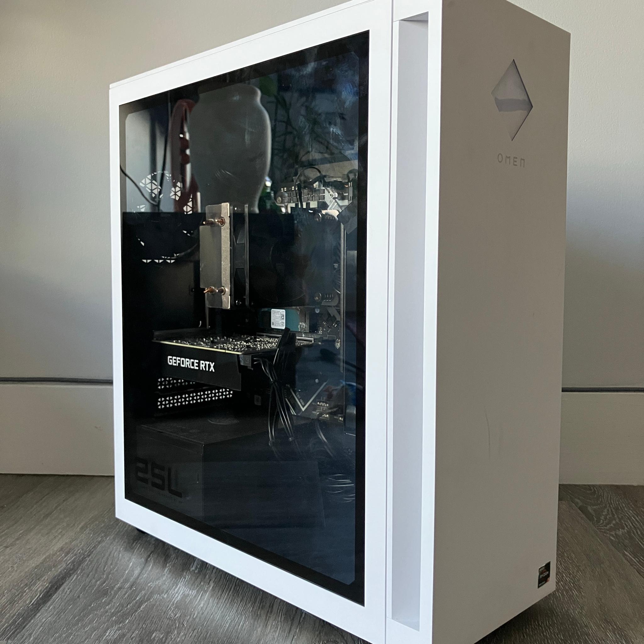 OMEN 25L Gaming Desktop | AMD Ryzen 5 5600G | GeForce RTX 3050 OEM
