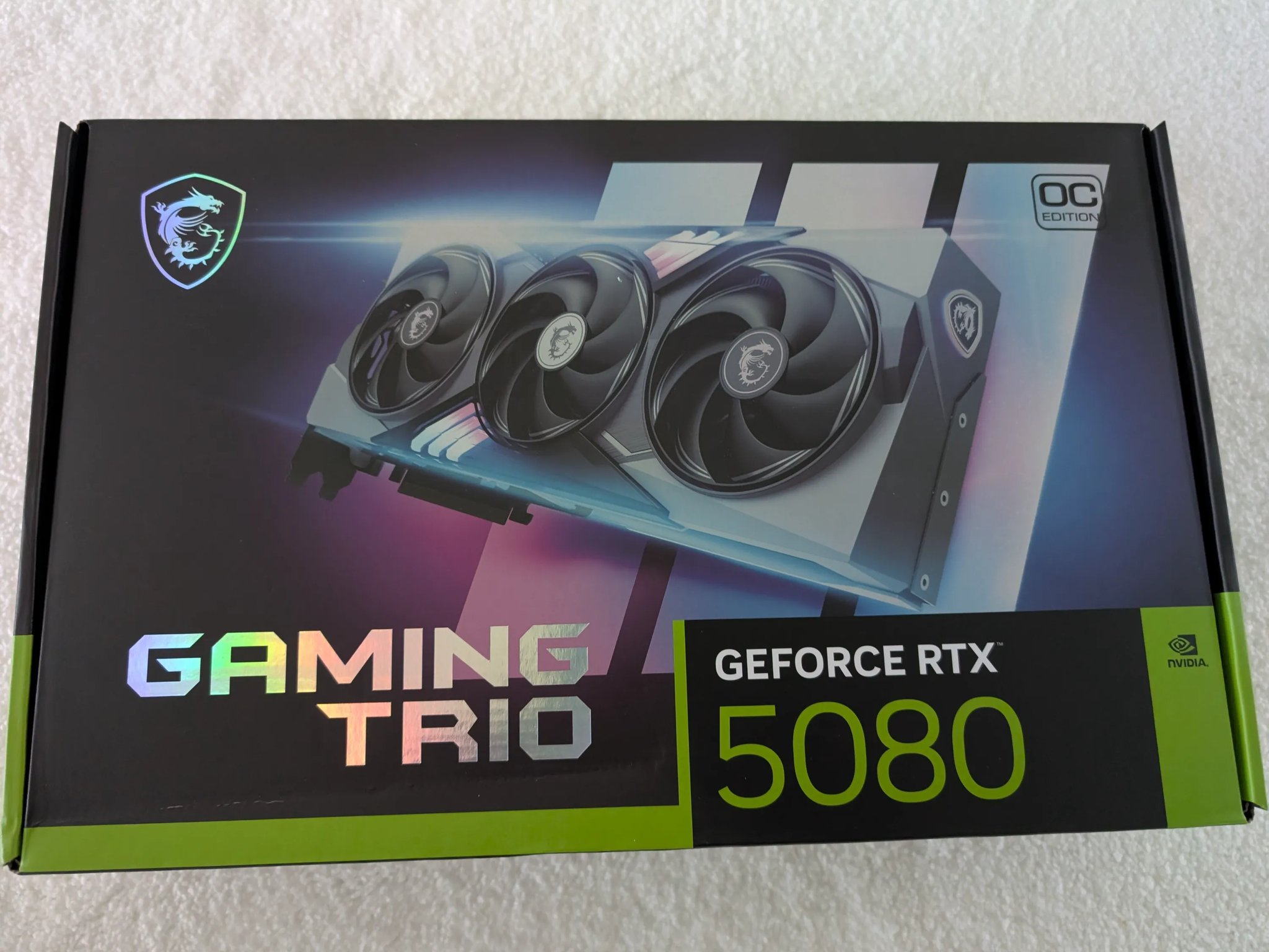 Copy of MSI - NVIDIA GeForce RTX 5080 16G GAMING TRIO OC 16GB GDDR7 PCI Express Gen 5 Graphics Ca...