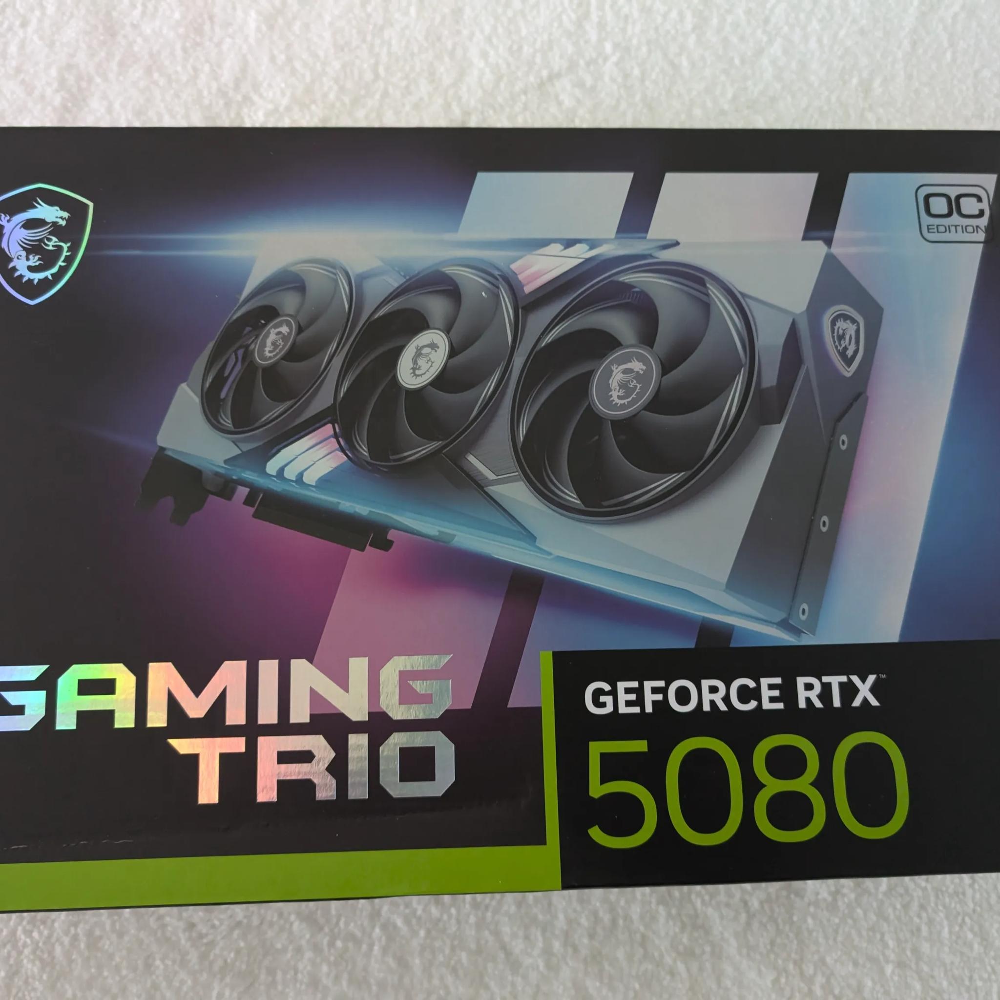 Copy of MSI - NVIDIA GeForce RTX 5080 16G GAMING TRIO OC 16GB GDDR7 PCI Express Gen 5 Graphics Ca...