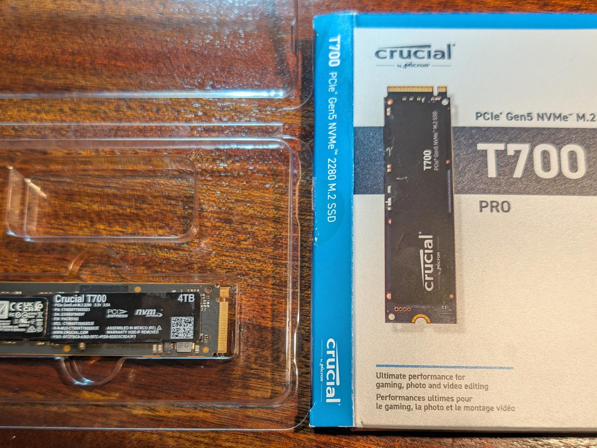 Crucial T700 - 4TB M.2 NVME SSD